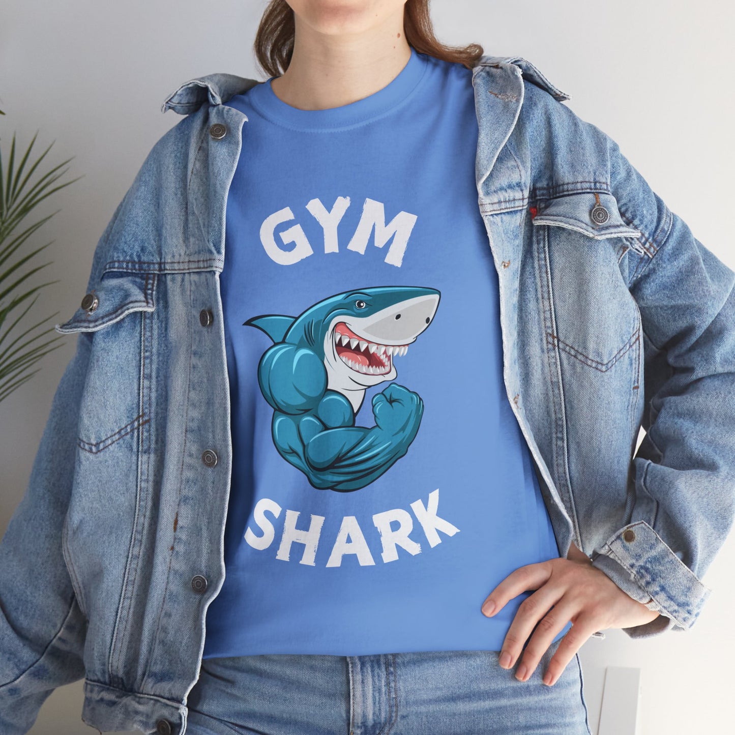 Muscle Gym Shark Bodybuilder Shirt - Flashlander