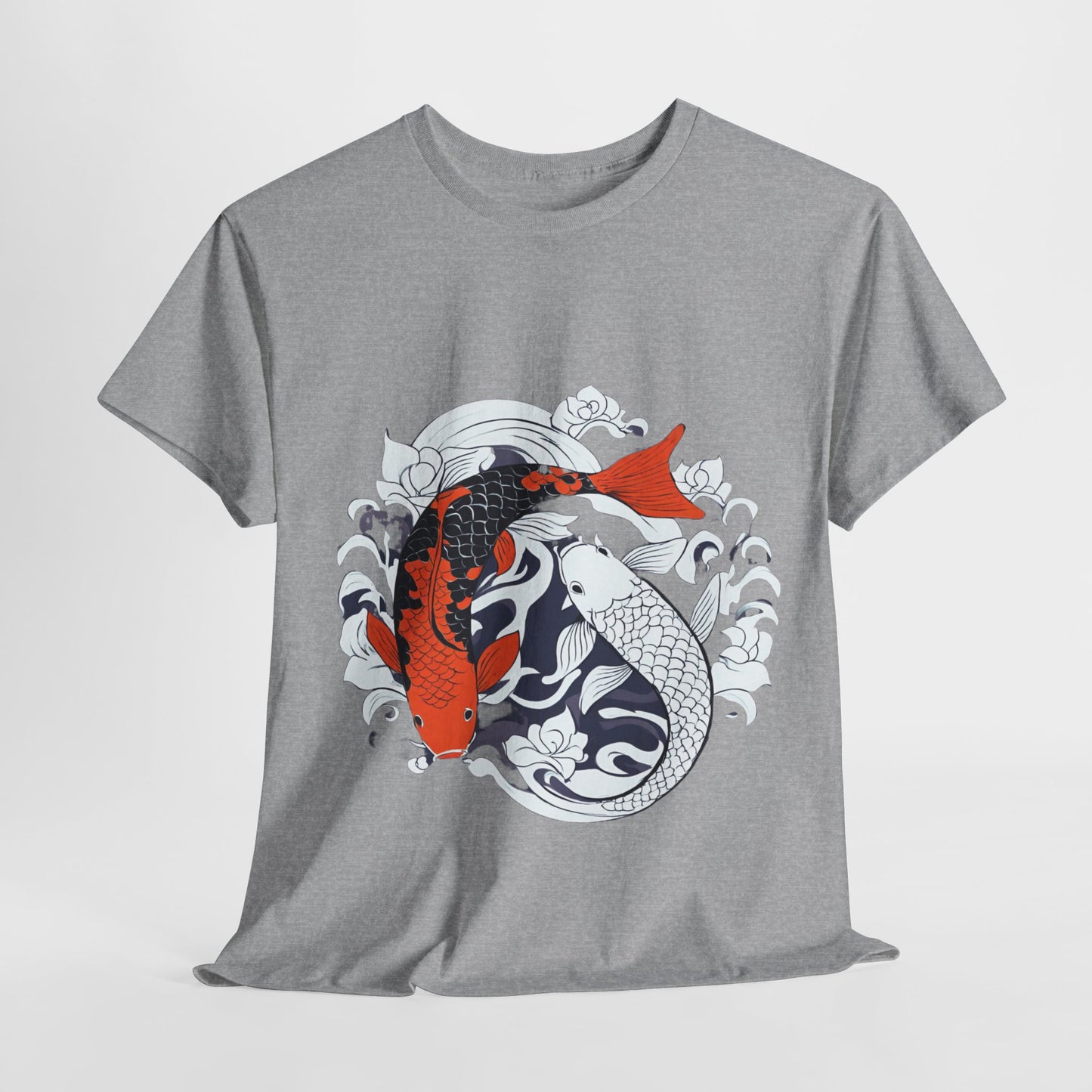 Yin Yang Japanese Koi Fish Flashlander Gym Shirt