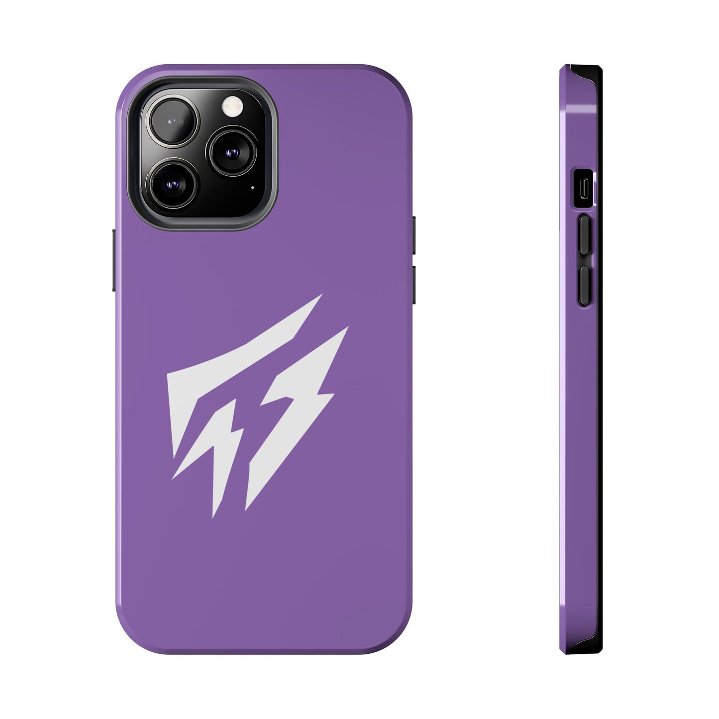 Flashlander Thunders Tough Phone Cases for all Iphone and Samsung Galaxy Light Purple