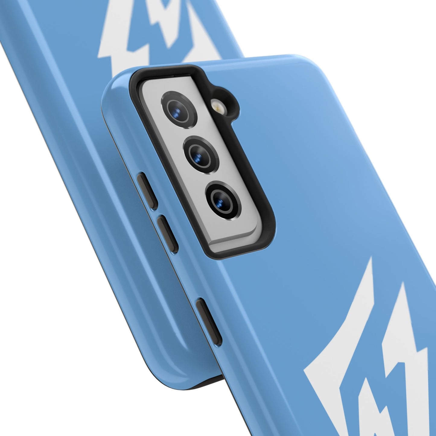 Flashlander Thunders Tough Phone Cases for all Iphone and Samsung Galaxy Light Blue