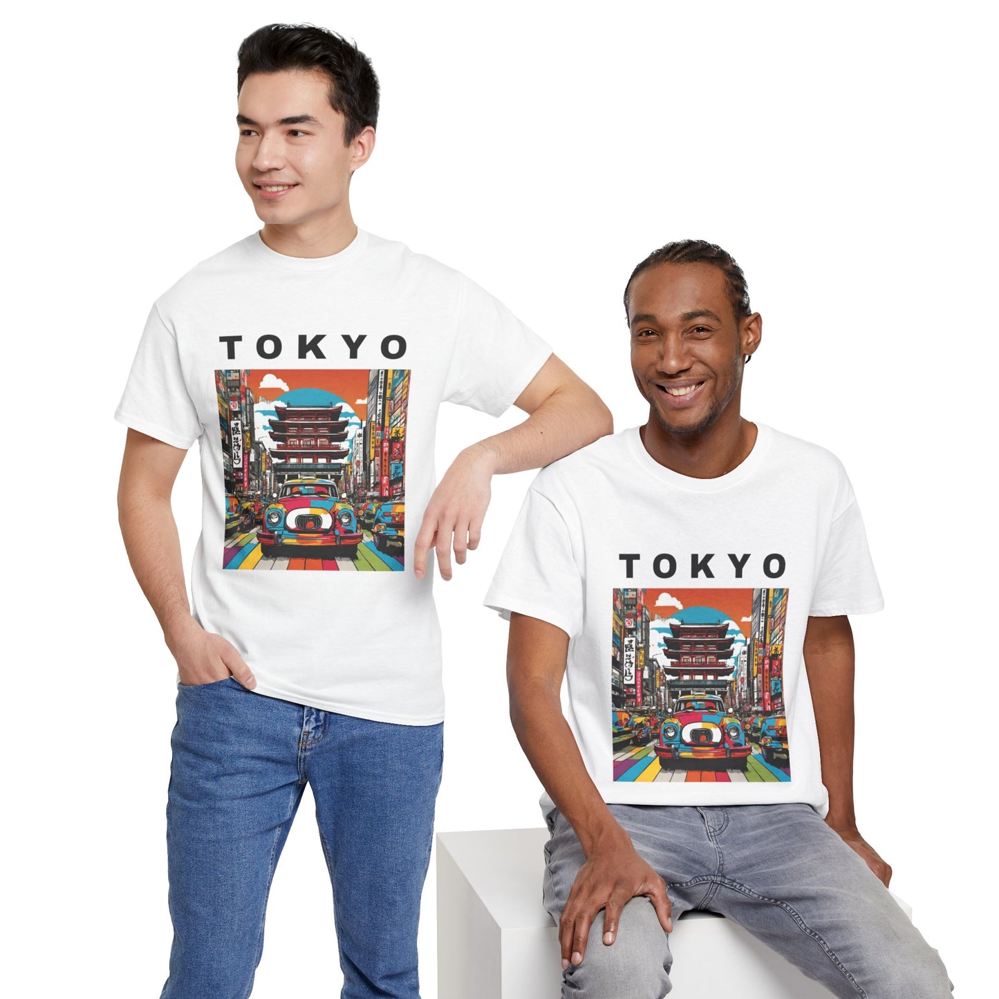 Tokyo Vintage Street Art Pop - Flashlander Gym Shirt