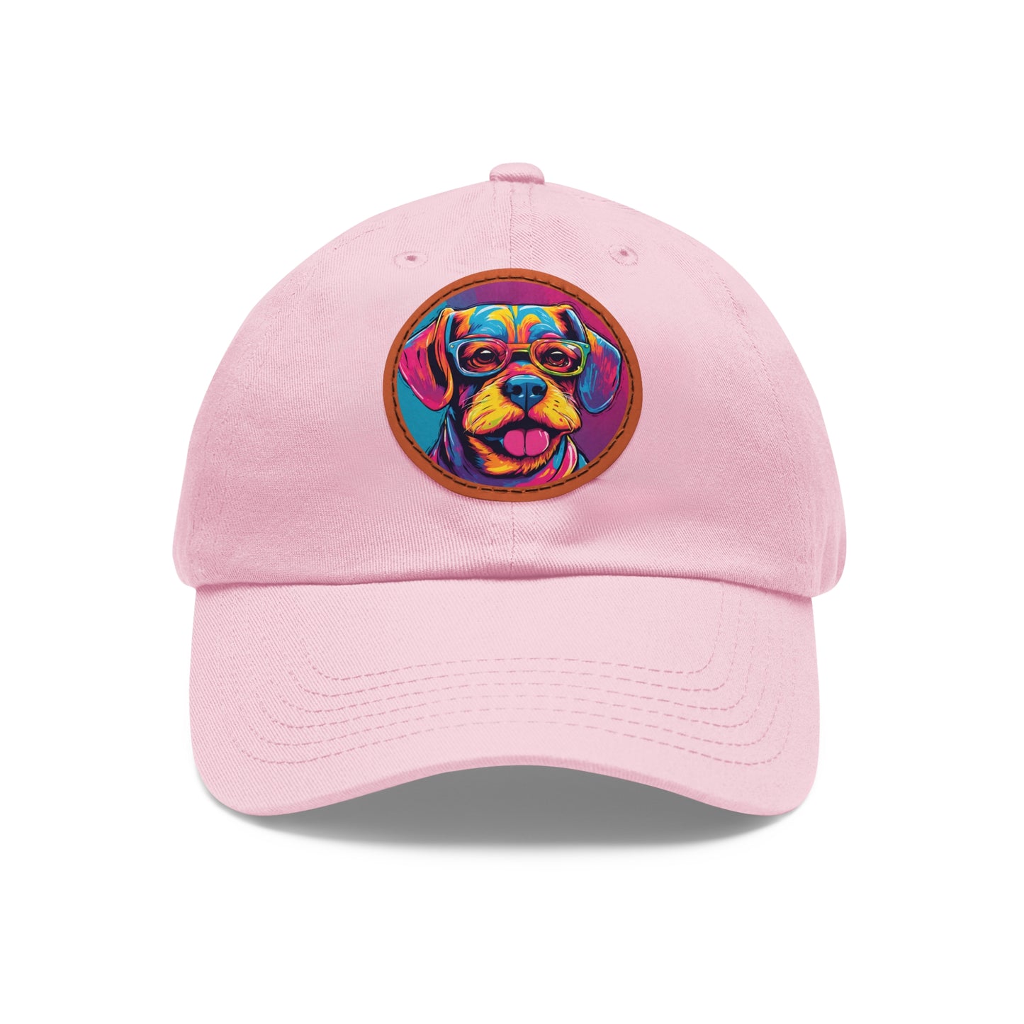 Chapeau pour chien avec lunettes, casquette pour chien, chapeau Pop Art pour chien, chapeau de papa avec patch (rond), casquette de baseball, chapeau pour chien, casquette pour chien, chapeau personnalisé Flashlander