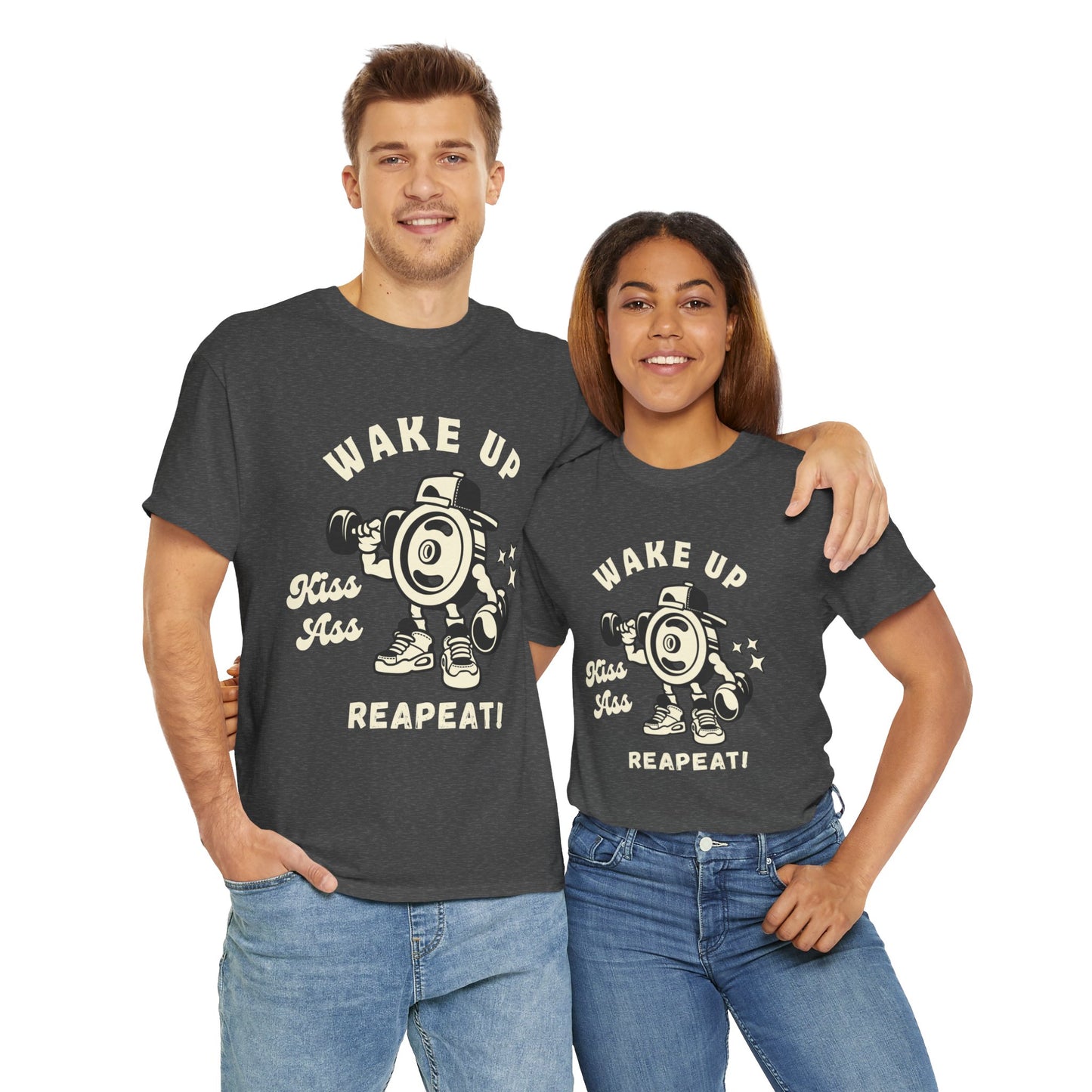 Wake Up Kiss Ass Reapeat - Flashlander Gym Shirt