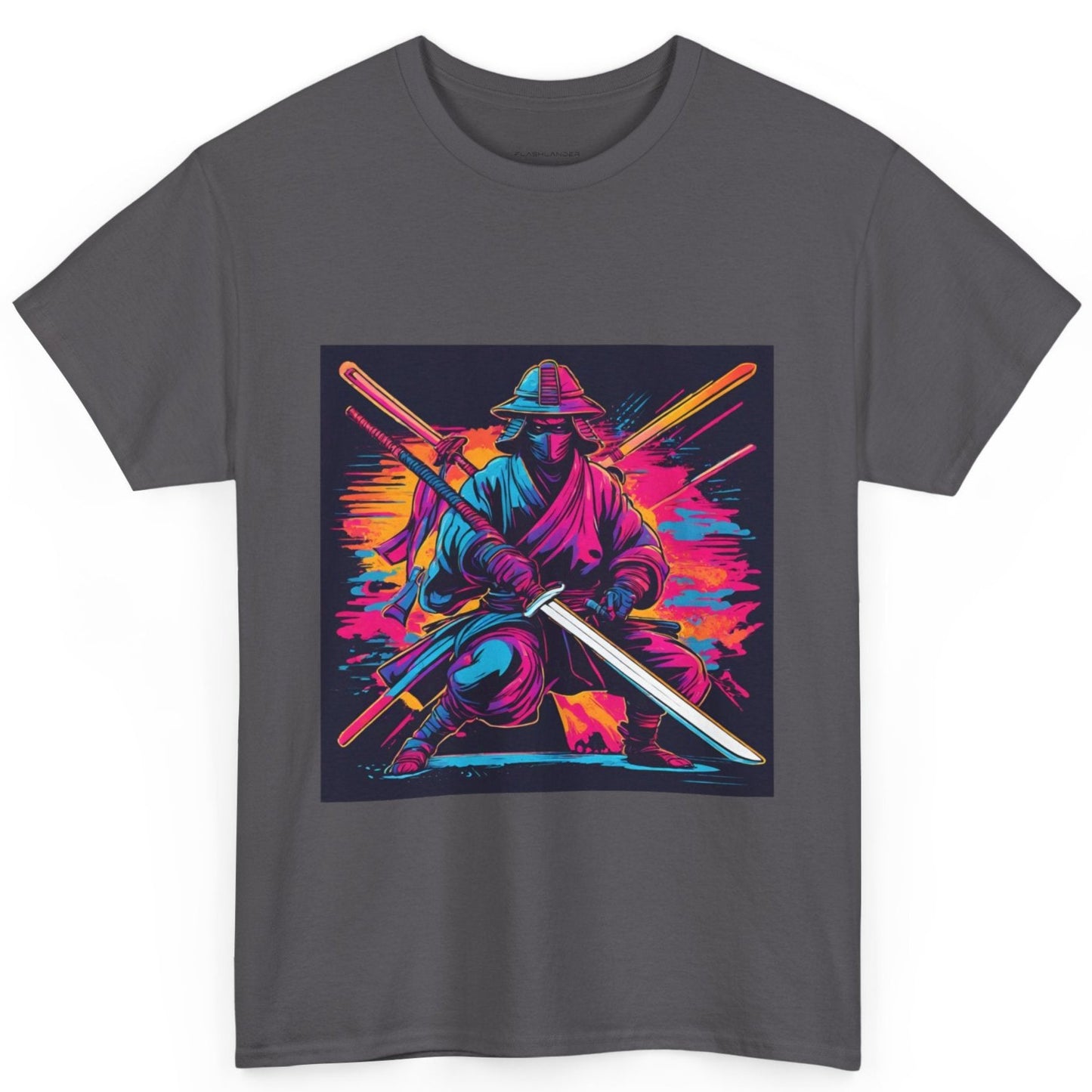 Samurai Warrior Sunset - Flashlander Gym Shirt