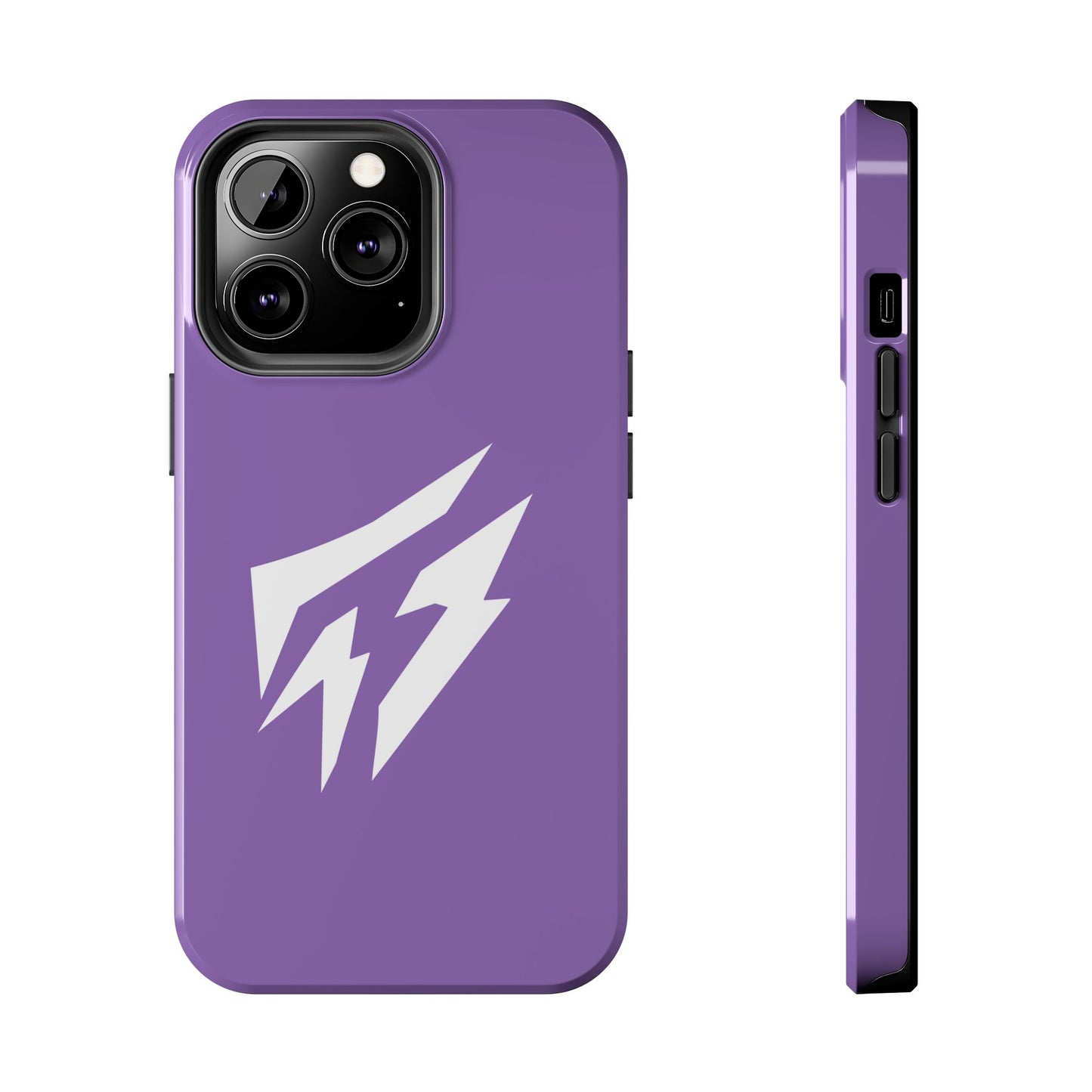 Flashlander Thunders Tough Phone Cases for all Iphone and Samsung Galaxy Light Purple