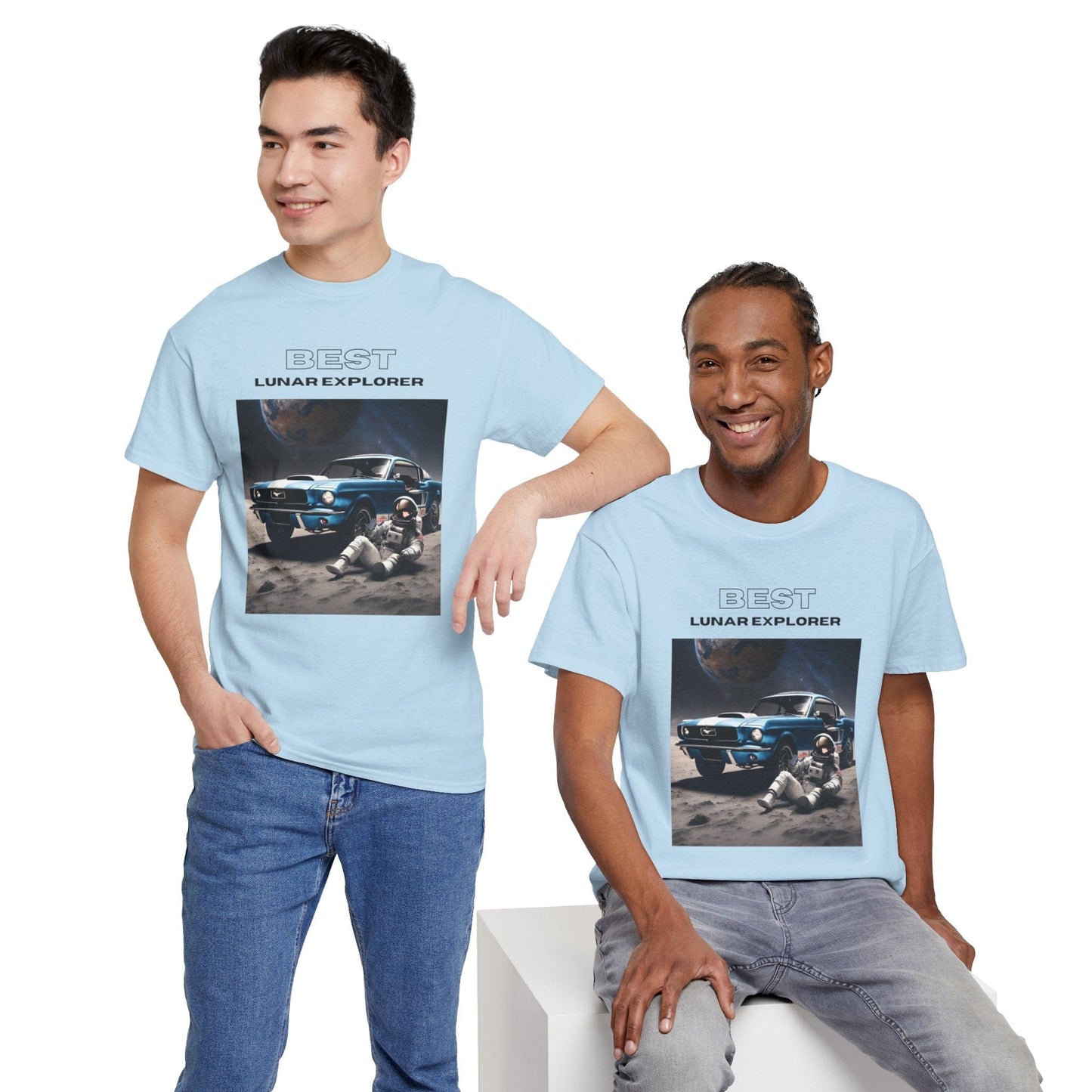 Astronaut Adventure Best Lunar Explorer Graphic Tee Flashlander