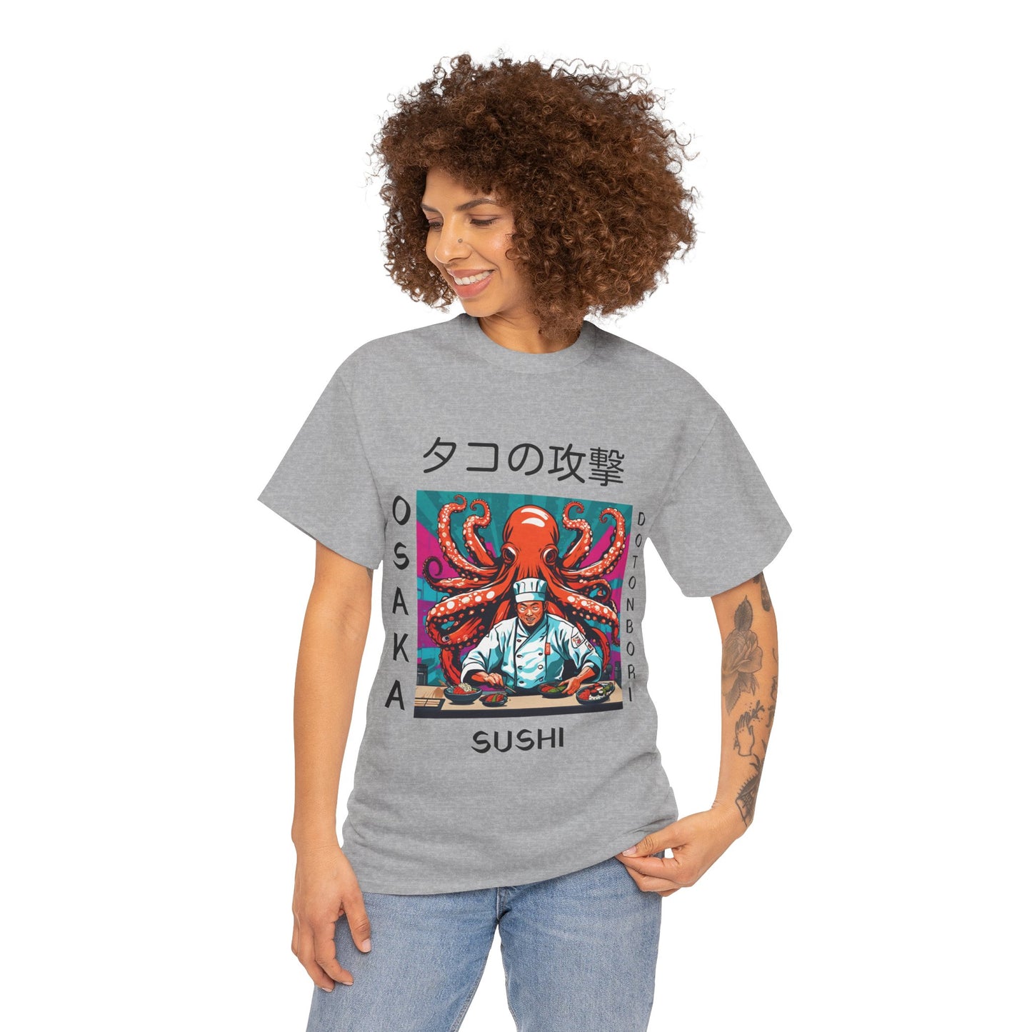 Octopus Escape Sushi Chef - Flashlander Gym Shirt