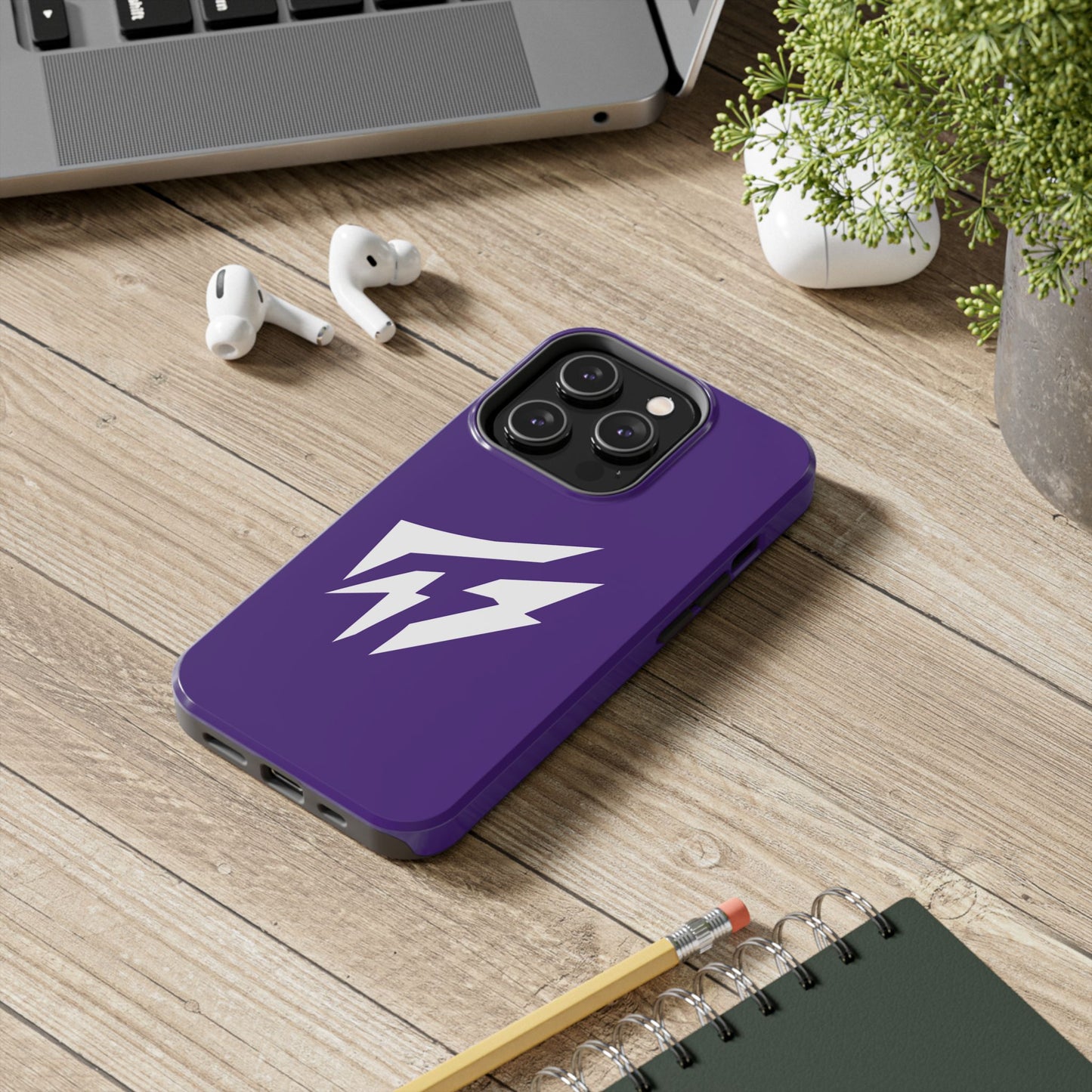 Flashlander Thunders Tough Phone Cases for all Iphone and Samsung Galaxy Purple