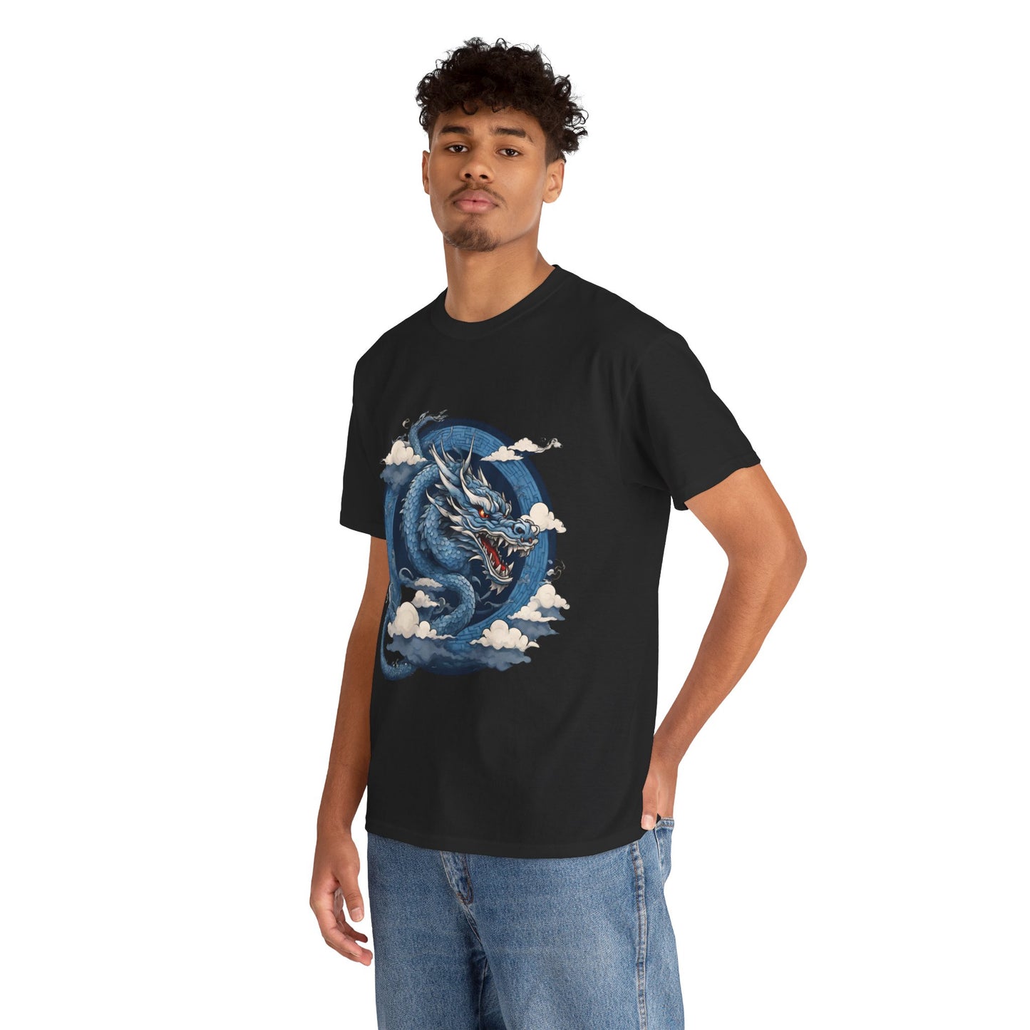 Dragon bleu japonais - T-shirt de sport Flashlander