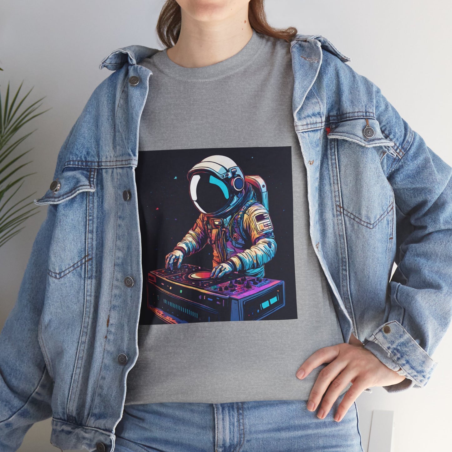 Astronaut Techno DJ Flashlander Gym Shirt