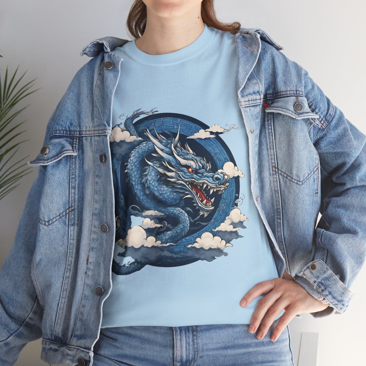 Dragon bleu japonais - T-shirt de sport Flashlander