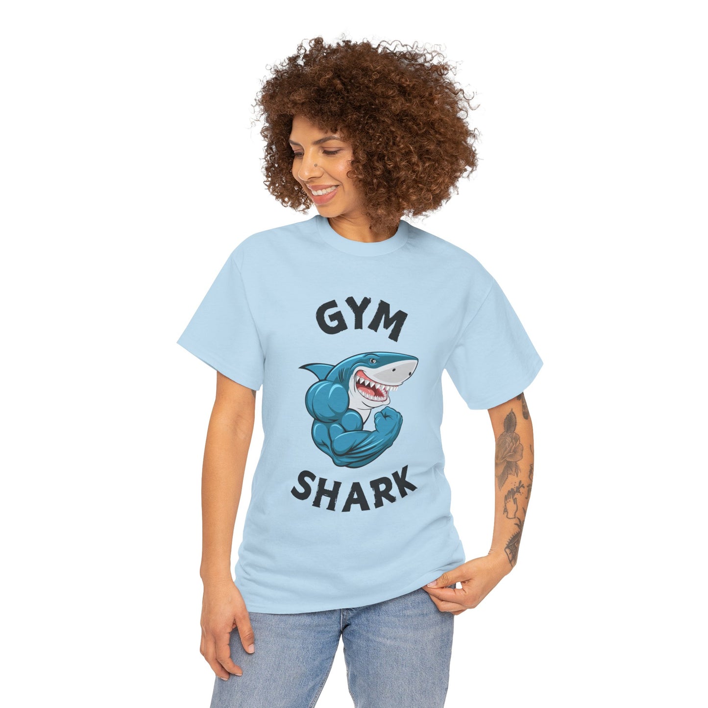 Muscle Gym Shark Bodybuilder Shirt - Flashlander