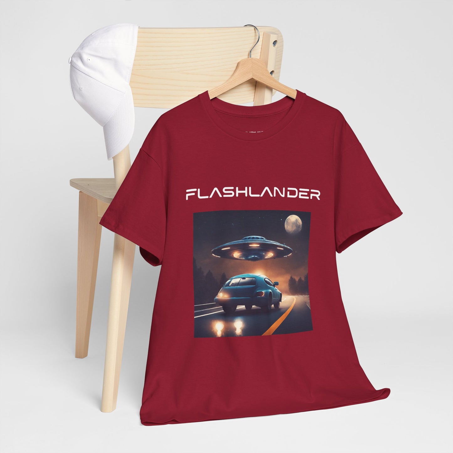 Retro UFO Alien Flashlander Gym Shirt