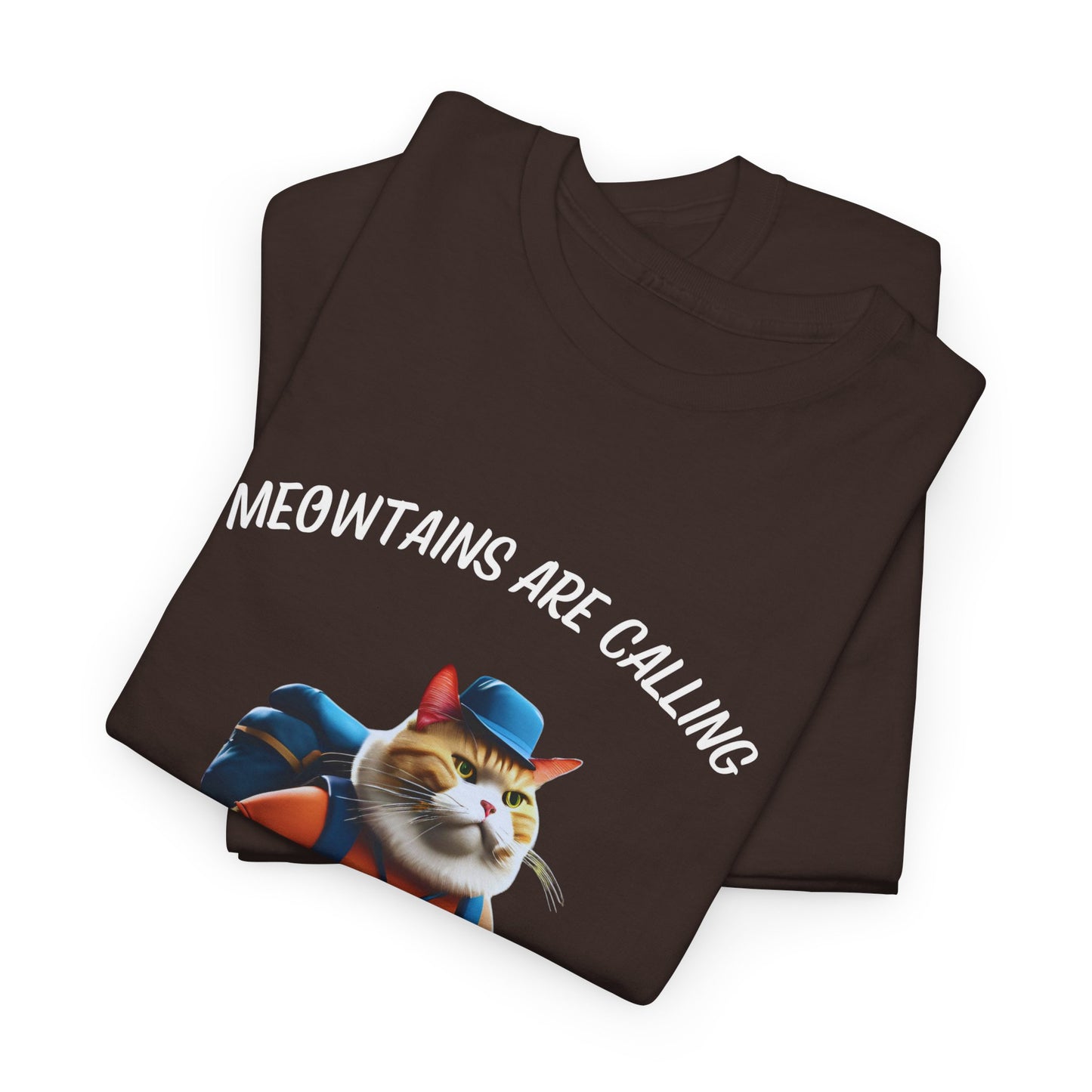 Hiking Cat Mewtains Are Calling - Flashlander Sport Shirt