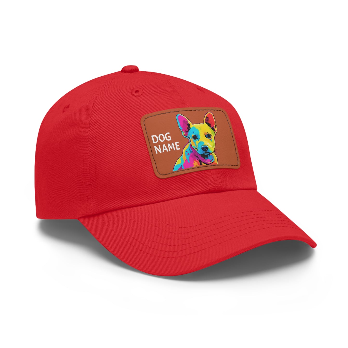 Pigbull Dog Hat Sportswear Cap Pigbull Pop Art Hat Dad Hat with Patch (Rectangle) Baseball Cap Pigbull Cap Pigbull Hat Pigbull Dog Hat Pigbull Dog Cap