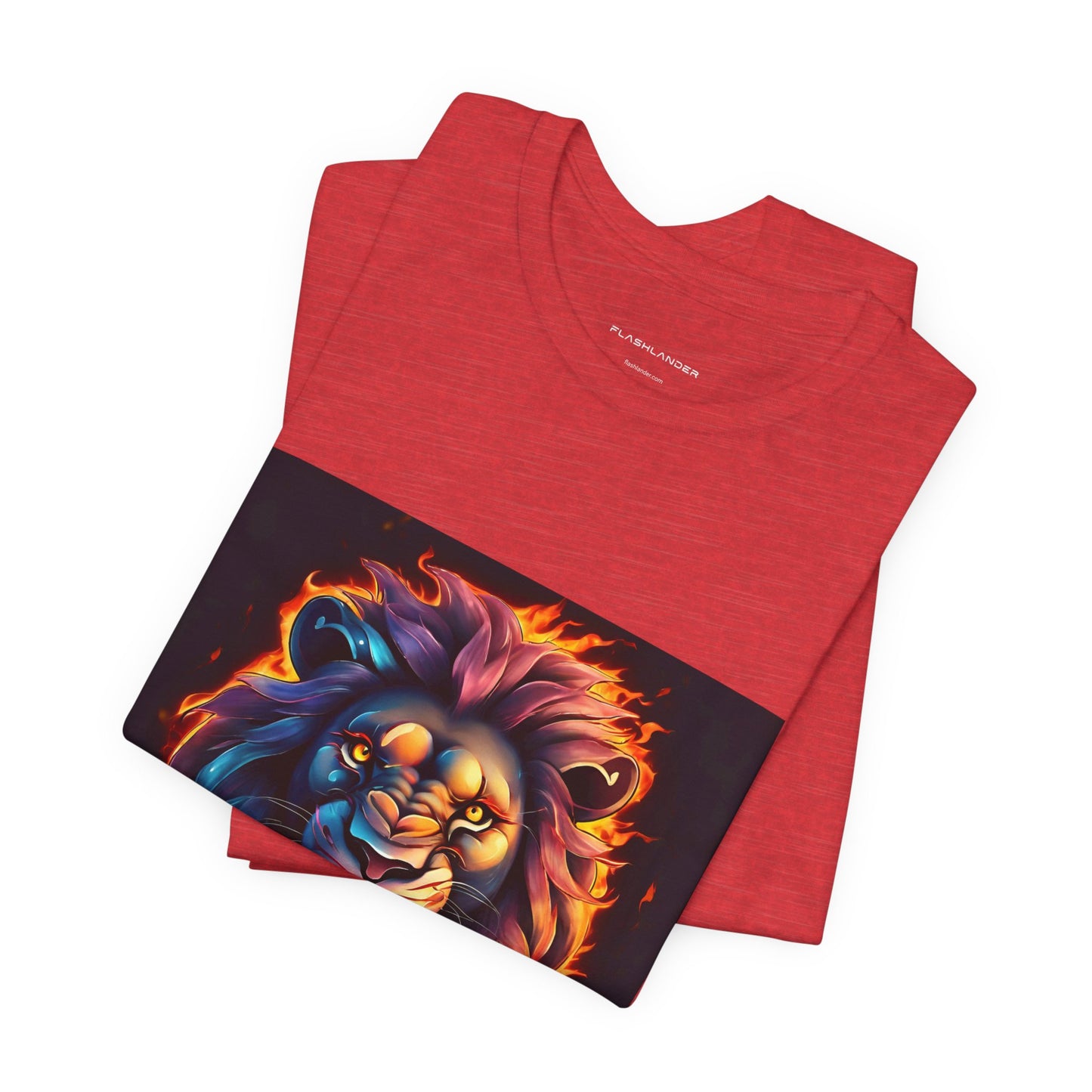 Brave Lion Flames Flashlander Gym Shirt