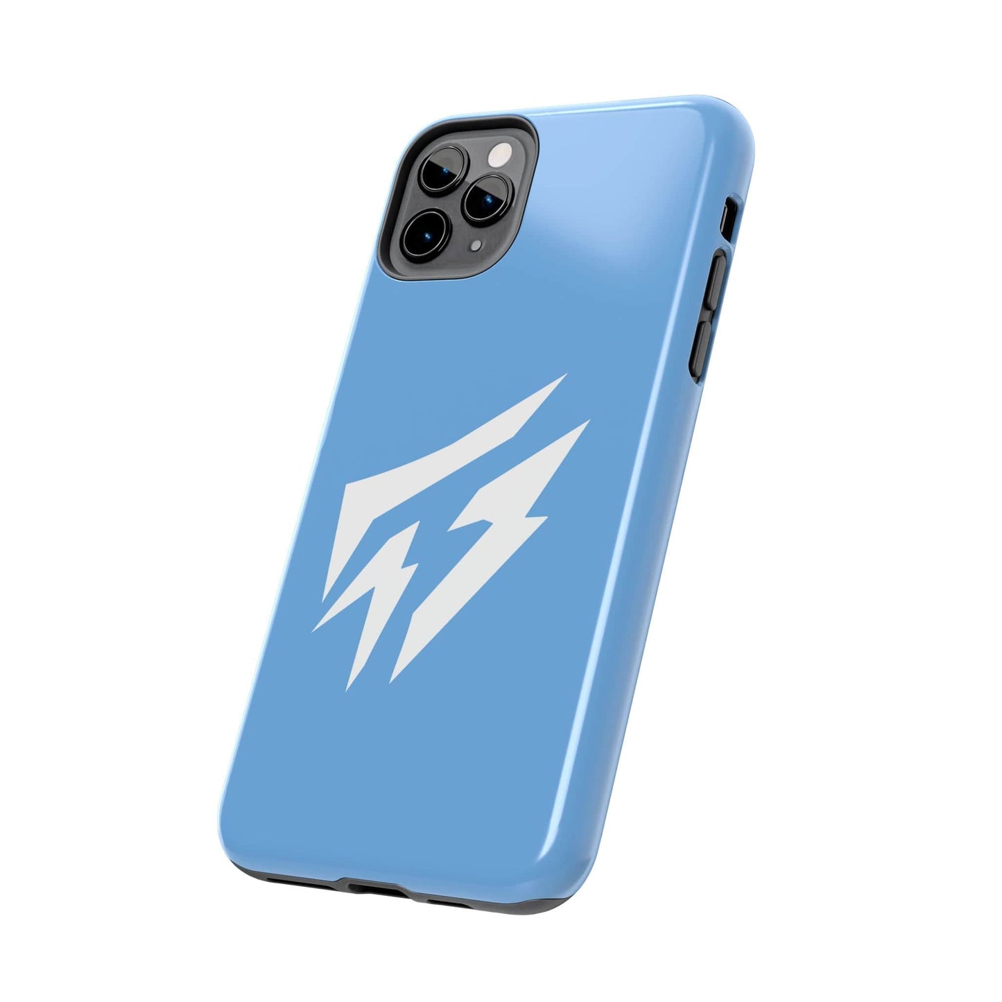 Flashlander Thunders Tough Phone Cases for all Iphone and Samsung Galaxy Light Blue