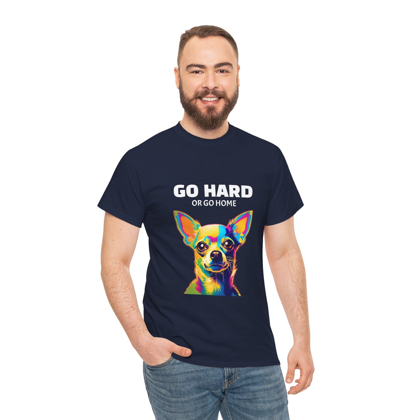 Chihuahua Dog Pop Art - Go Hard or Go Home Flashlander Gym Shirt