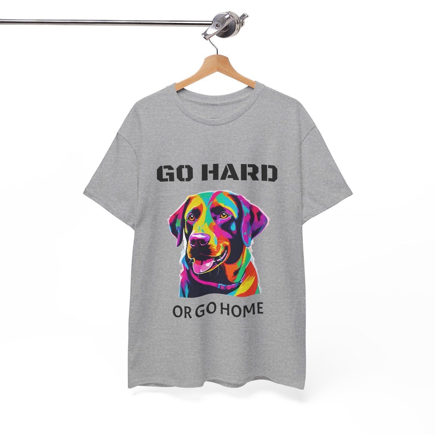 Labrador Retriever Dog Pop Art  - Go Hard Or Go Home Flashlander Gym Shirt