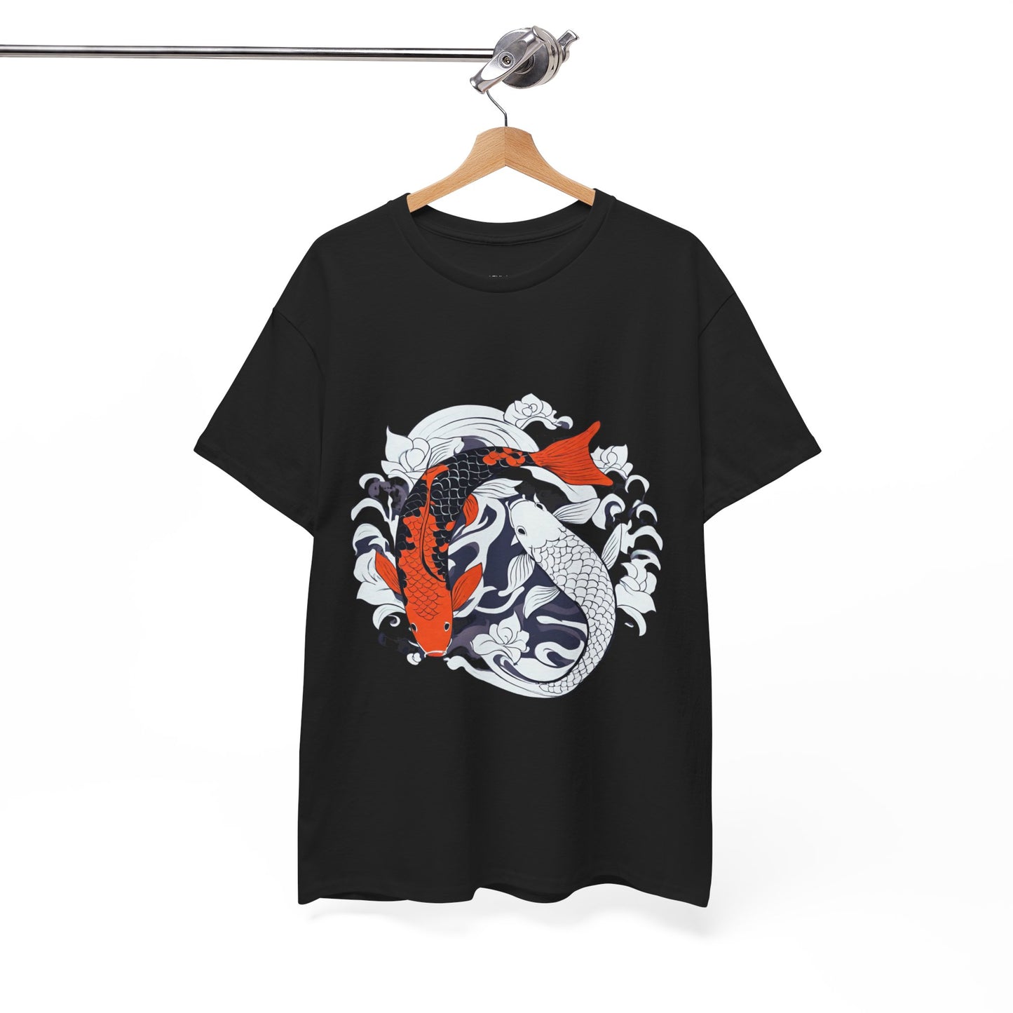 Yin Yang Japanese Koi Fish Flashlander Gym Shirt