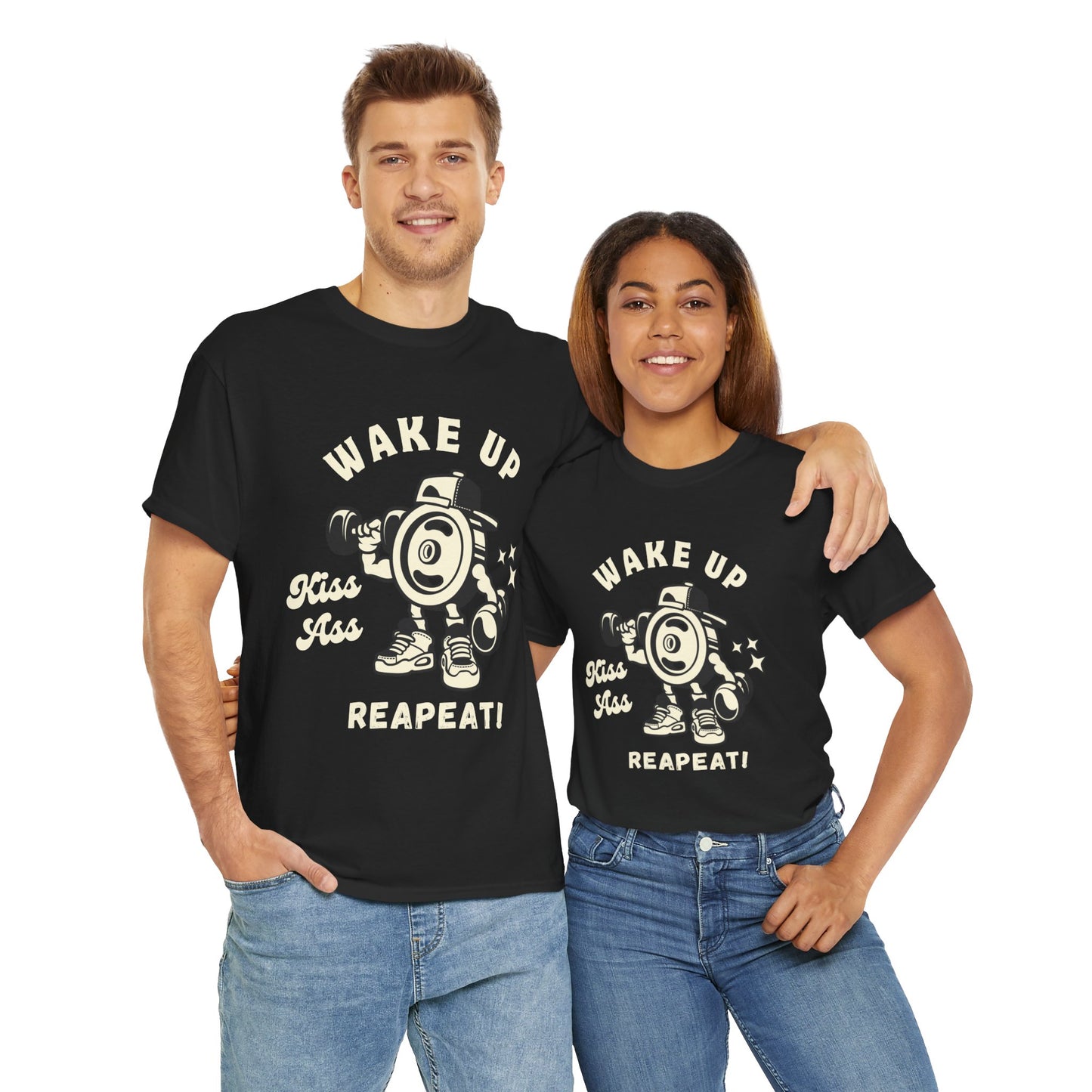 Wake Up Kiss Ass Reapeat - Flashlander Gym Shirt