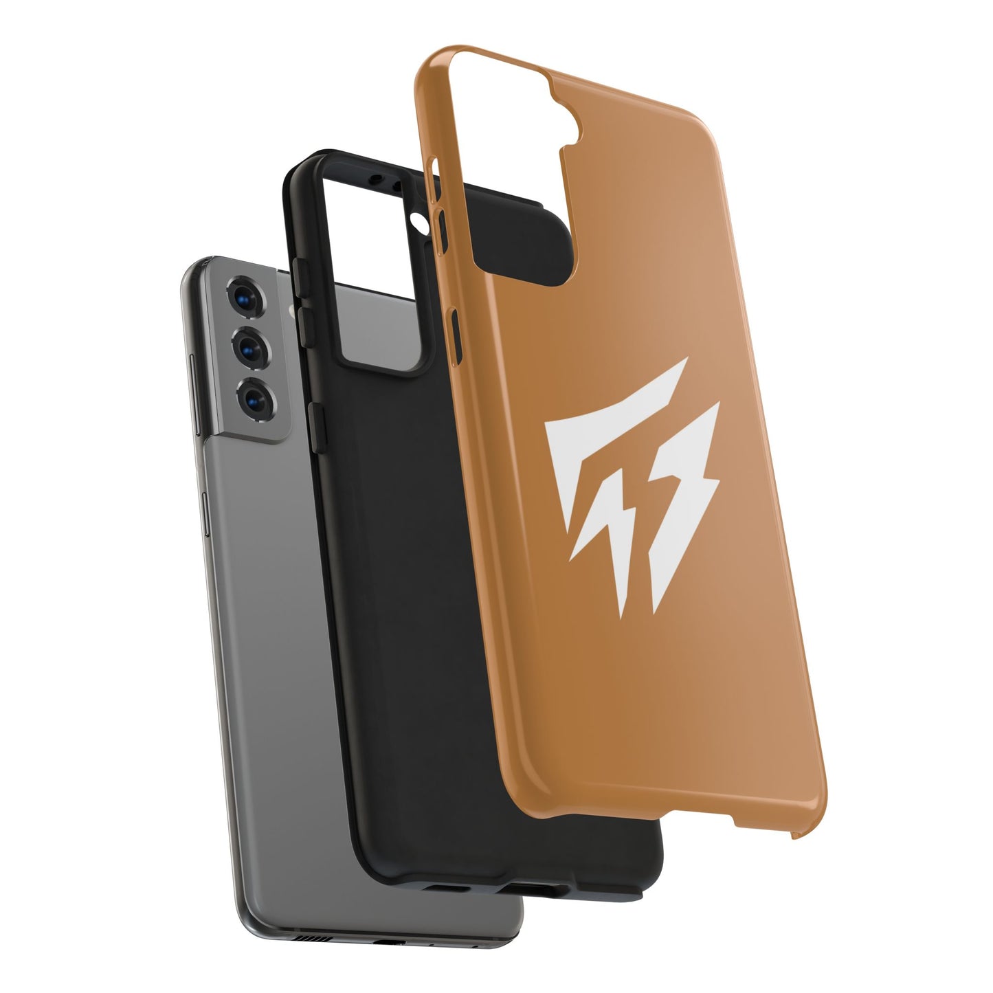 Flashlander Thunders Tough Phone Cases for all Iphone and Samsung Galaxy Light Brown