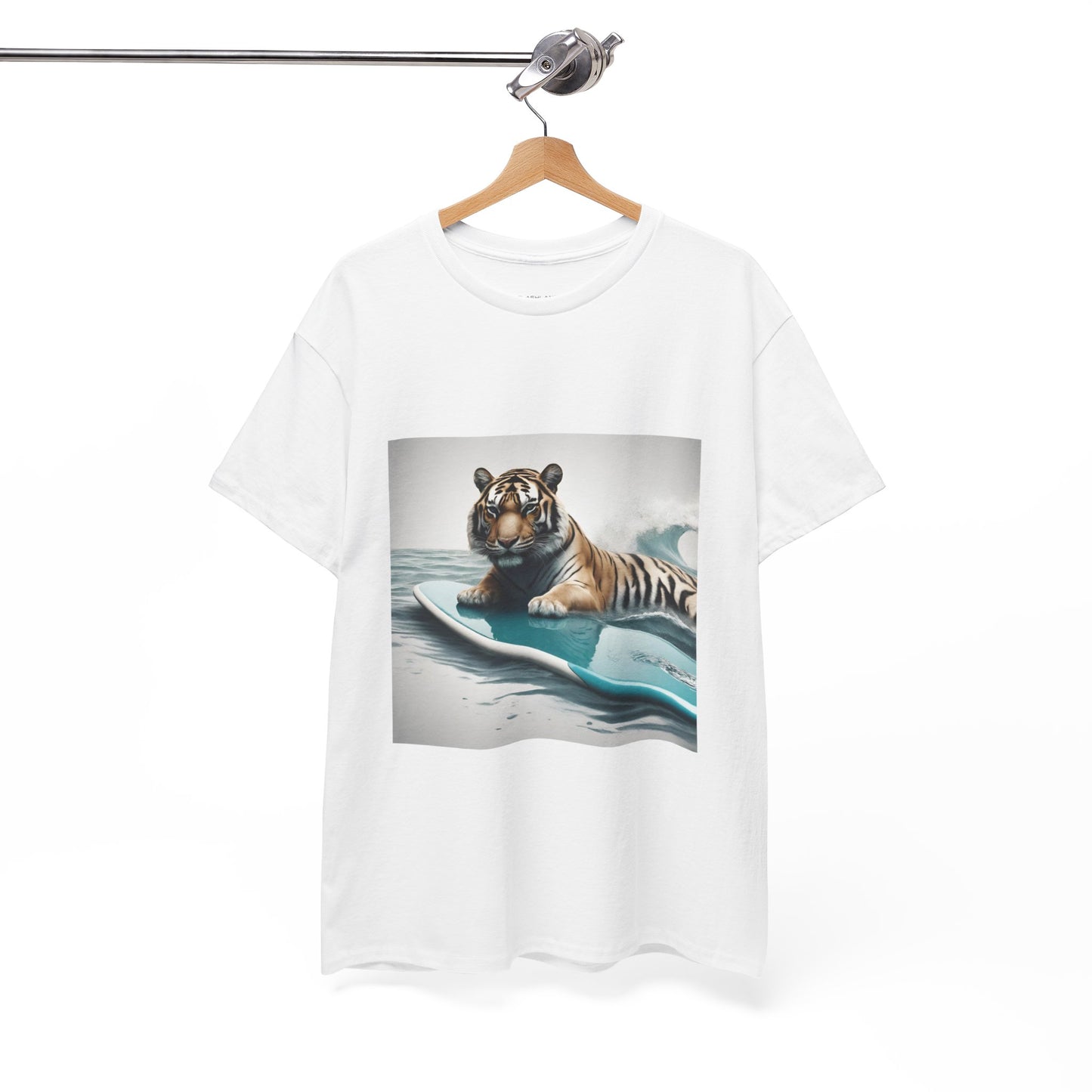 Tiger Surfing Vintage Flashlander Gym Shirt