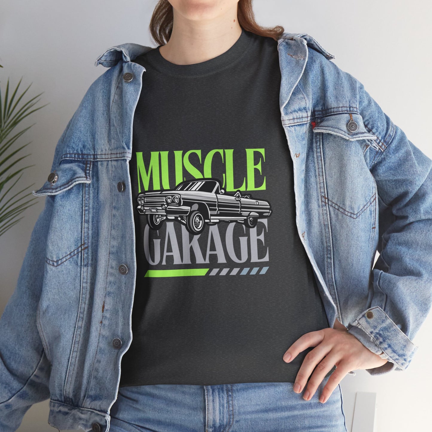 Garage de voitures vintage Muscle - T-shirt de sport Flashlander