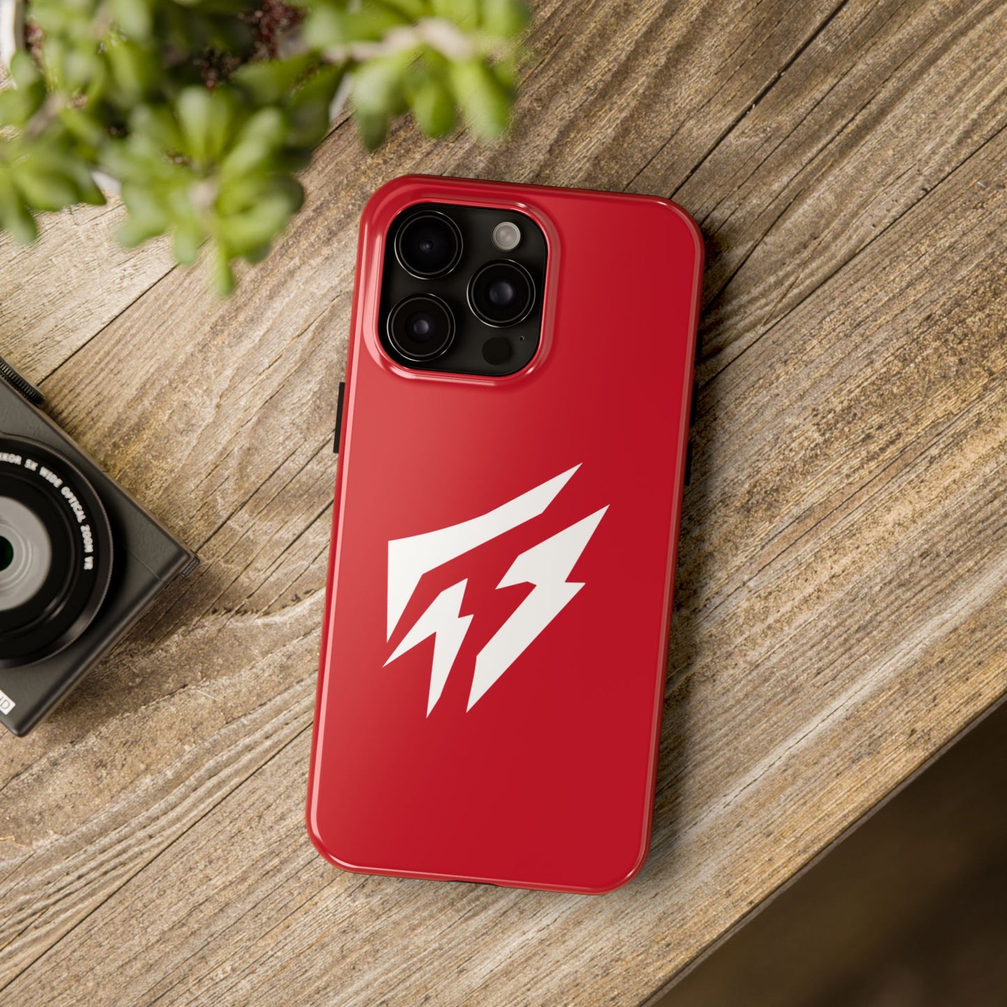 Flashlander Thunders Tough Phone Cases for all Iphone and Samsung Galaxy Dark Red