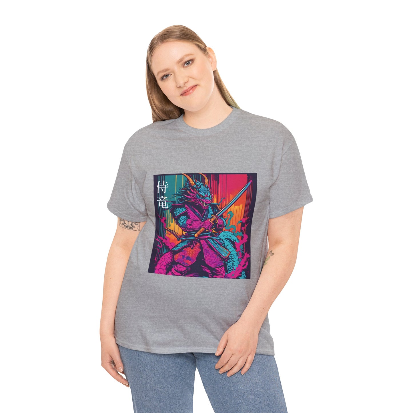 Dragon Samurai Pop Art - Flashlander Gym Shirt