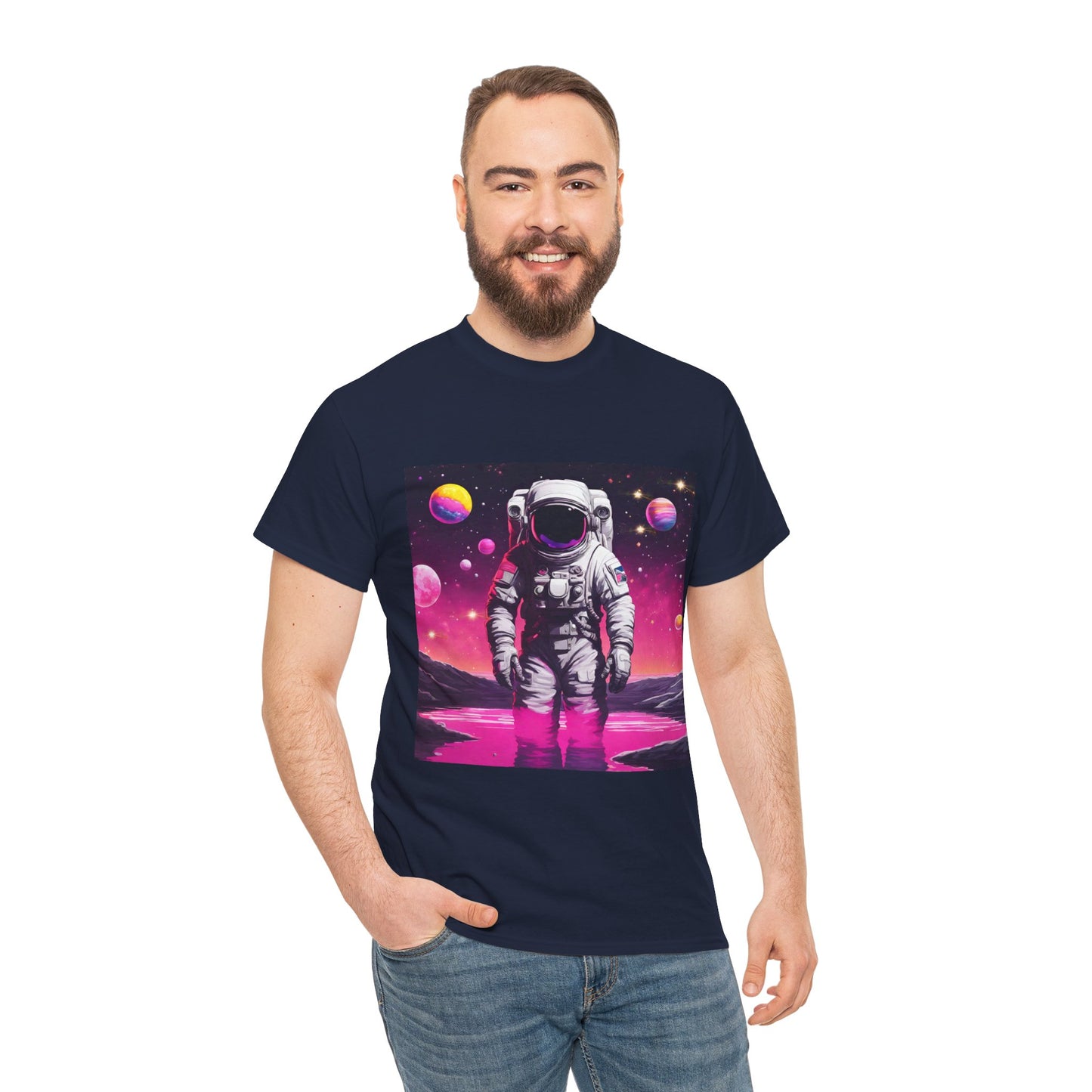 Astronaut Exploring New Worlds Flashlander Gym Shirt