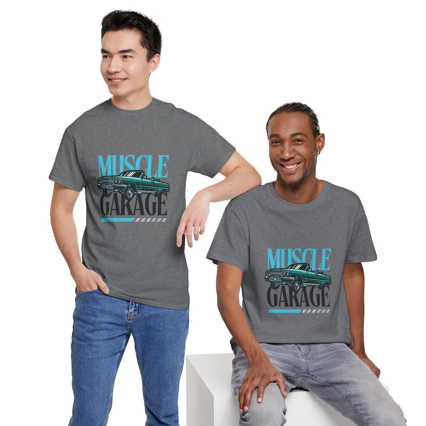 Garage de voitures vintage Muscle - T-shirt de sport Flashlander