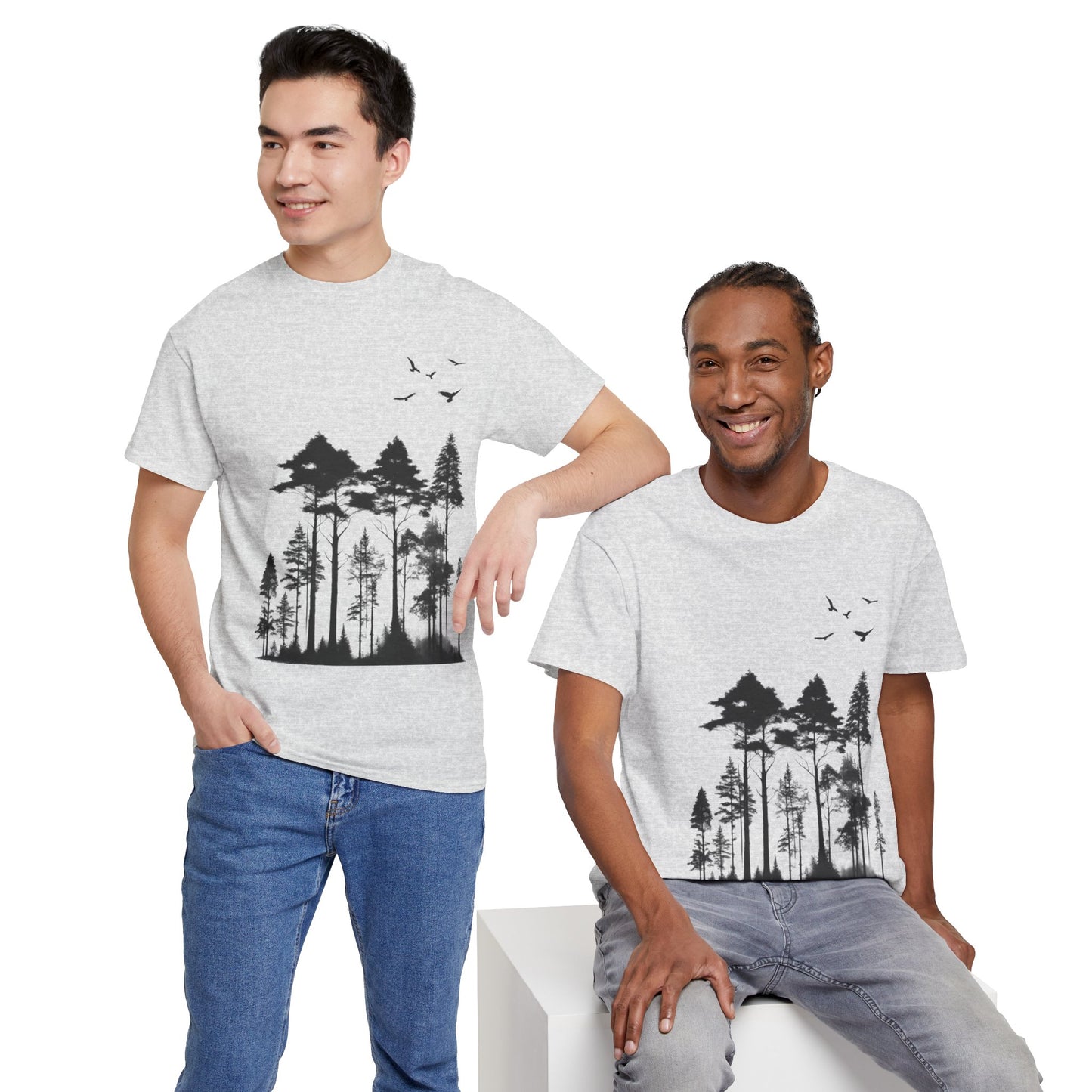 T-shirt de sport Pine Tree Forest Flashlander