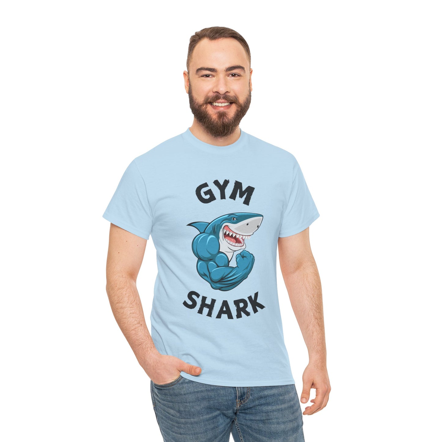 Muscle Gym Shark Bodybuilder Shirt - Flashlander