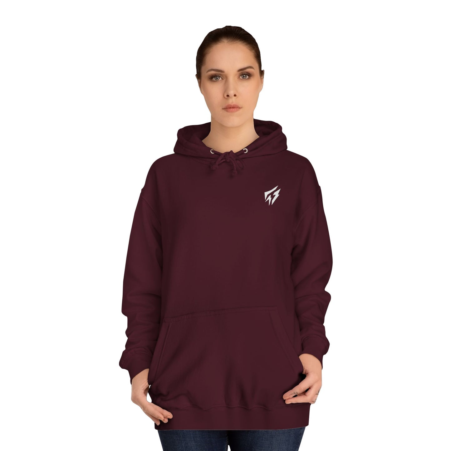 Flashlander Unisex Hoodie Personalized Hoodie Burgundy