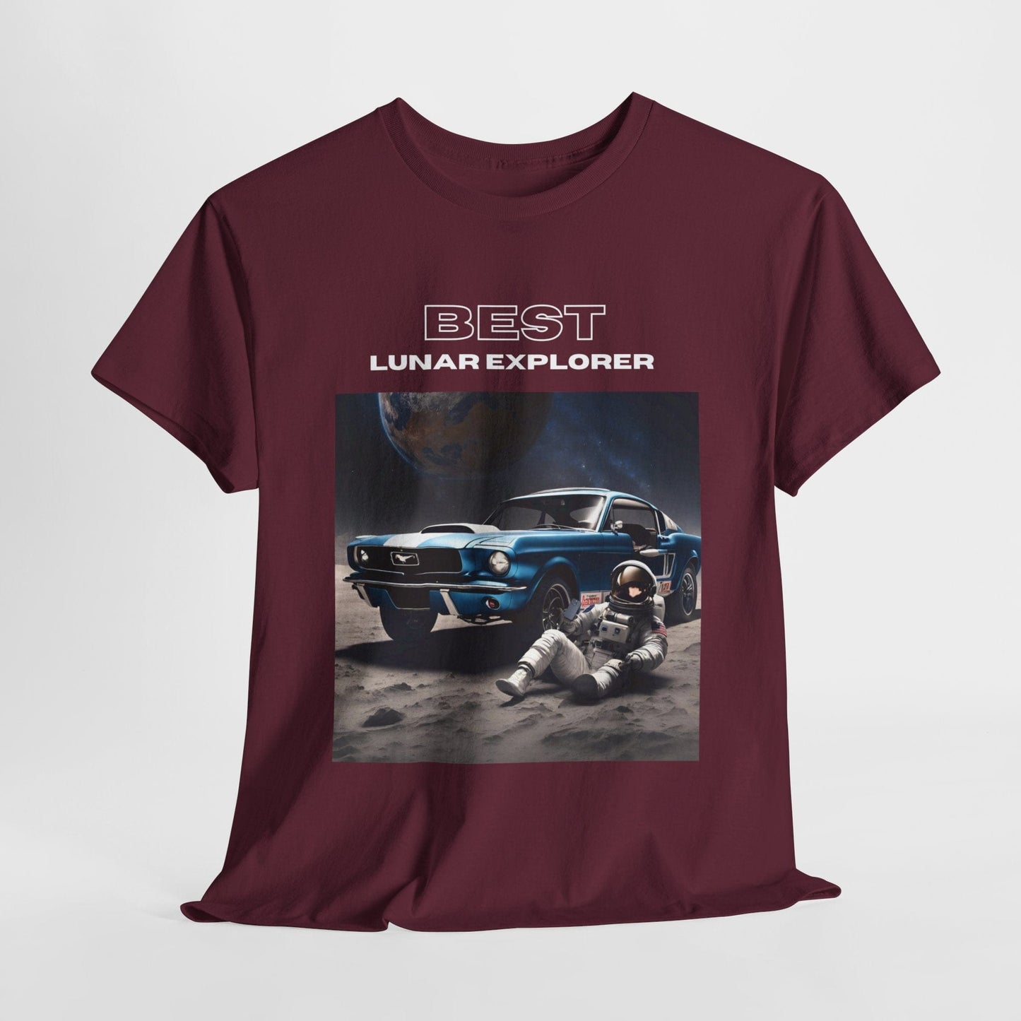 Astronaut Adventure Best Lunar Explorer Graphic Tee Flashlander