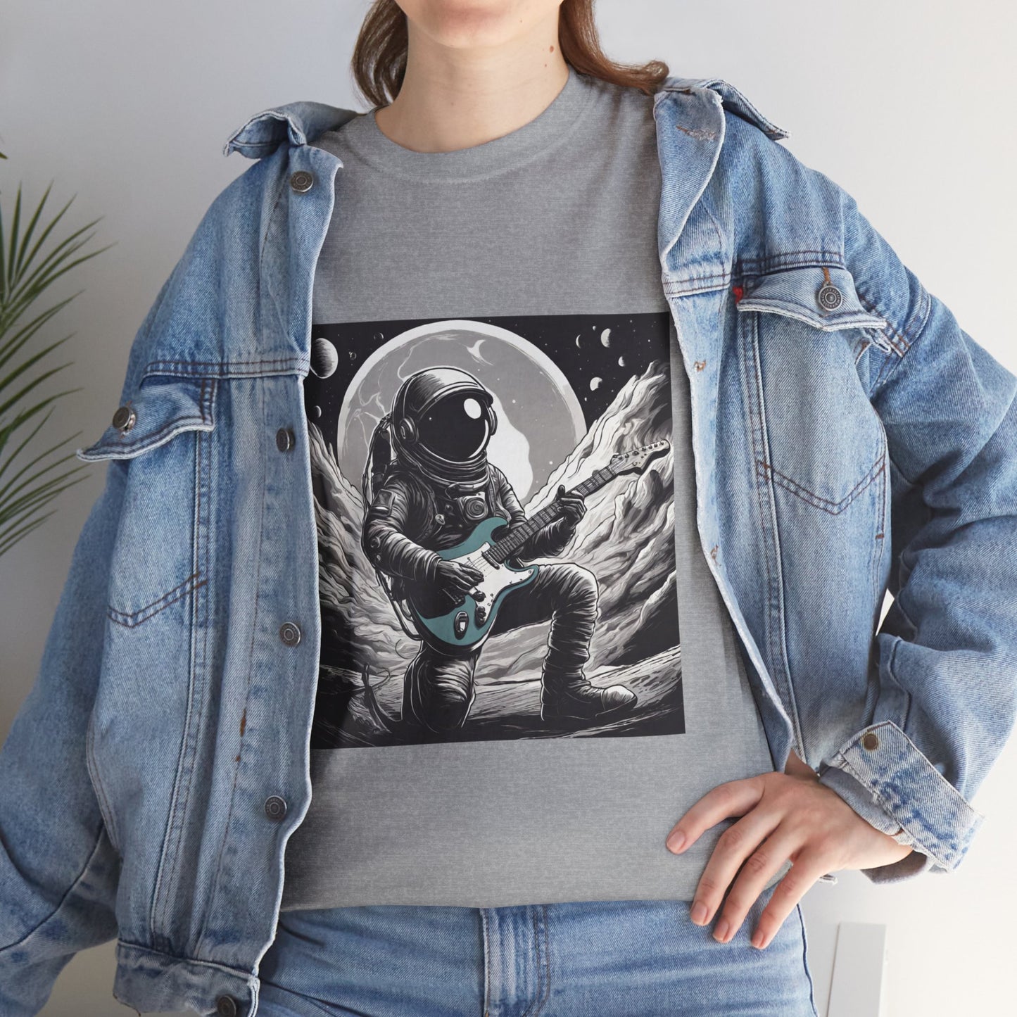 Galactic Jam Rockstar Astronaut Flashlander Gym Shirt