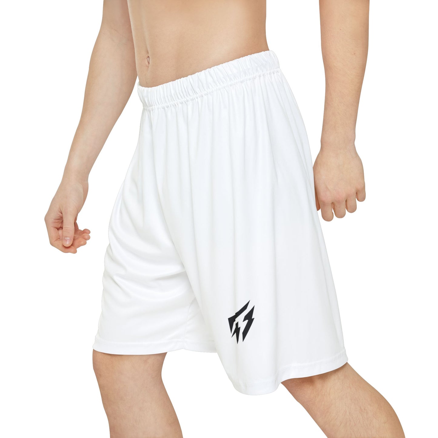 Flashlander ALG Performance Men’s Sports Shorts (AOP) White