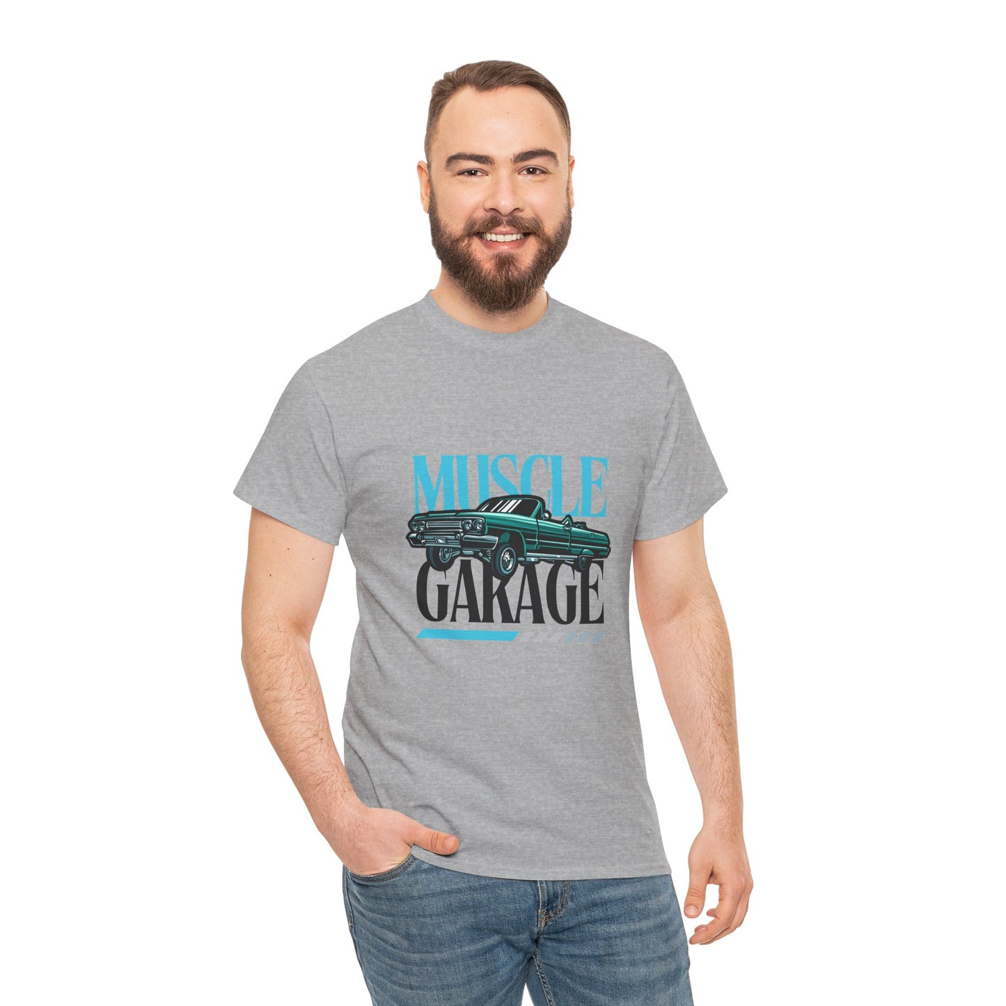 Garage de voitures vintage Muscle - T-shirt de sport Flashlander