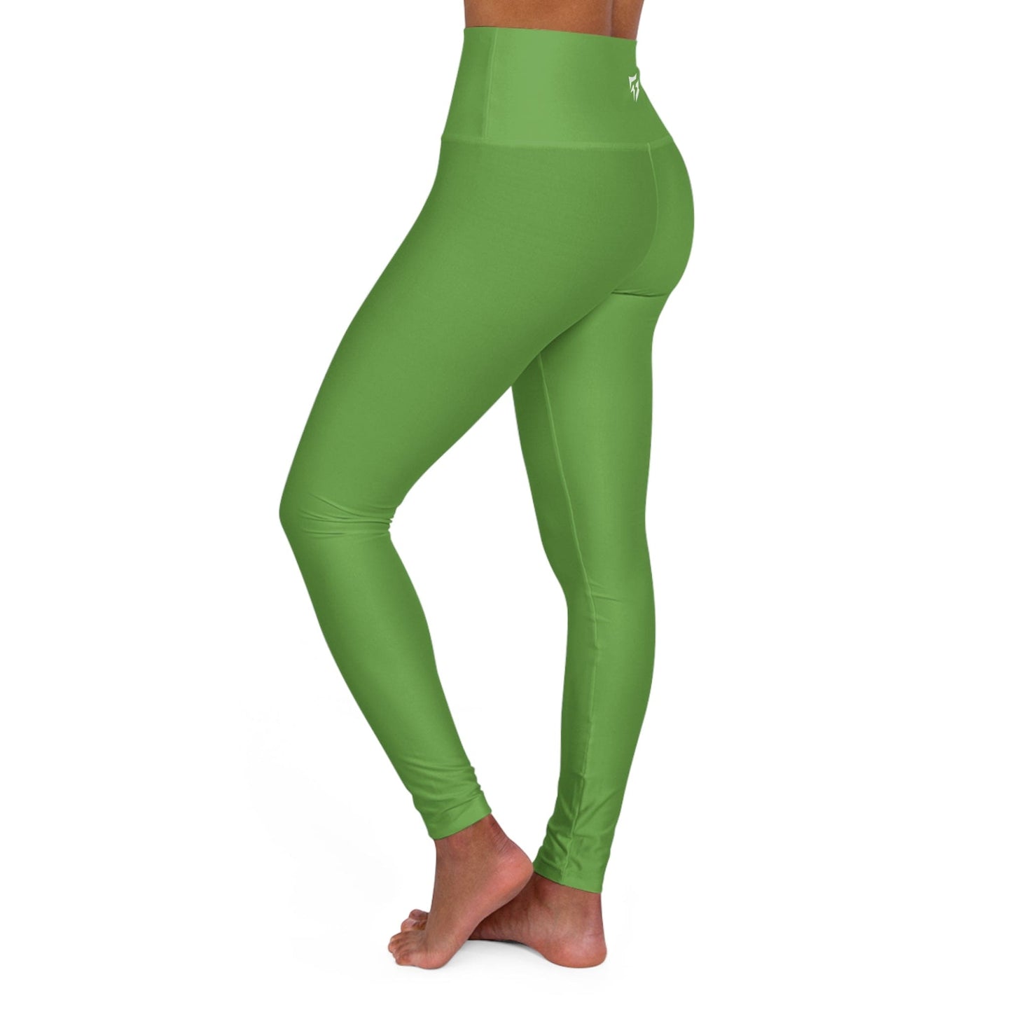 Flashlander Sportswear Zen High Waisted Yoga Leggings Light Green (AOP) B