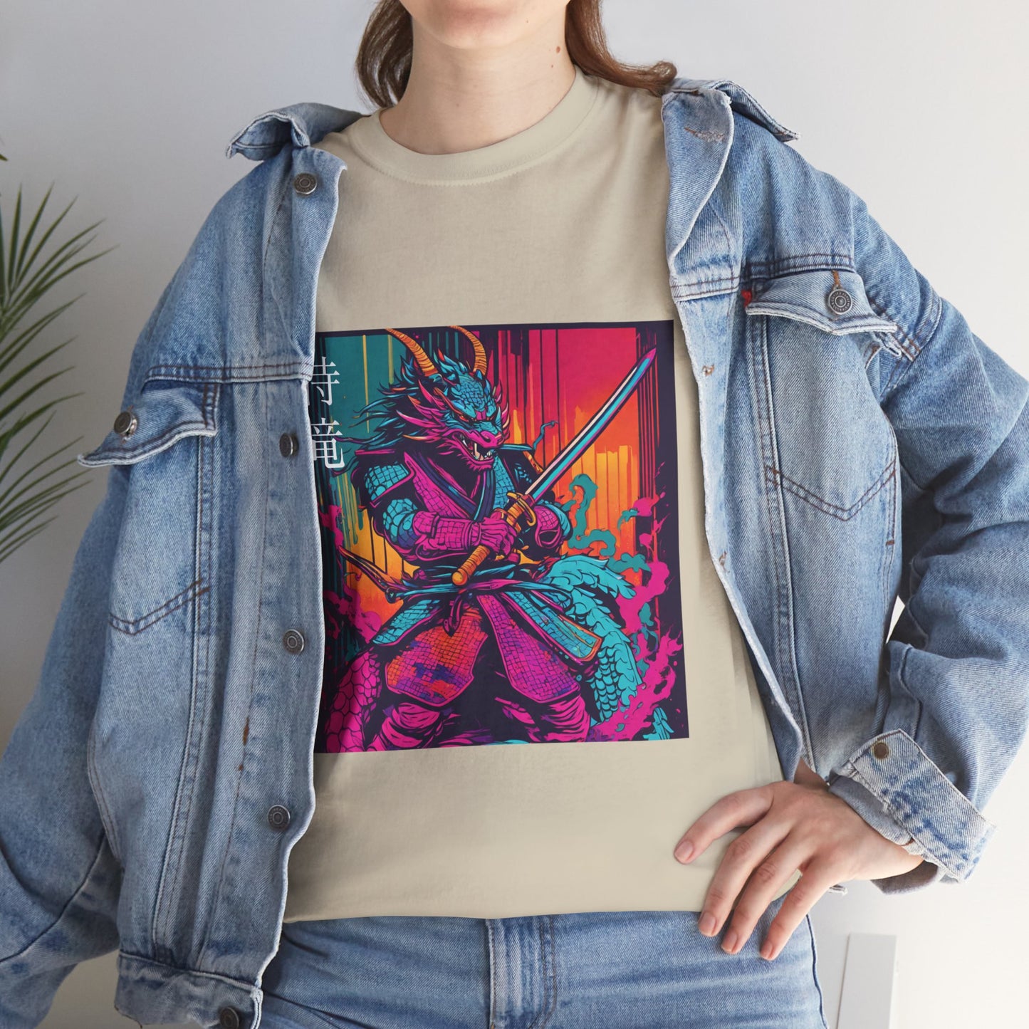 Dragon Samurai Pop Art - Flashlander Gym Shirt