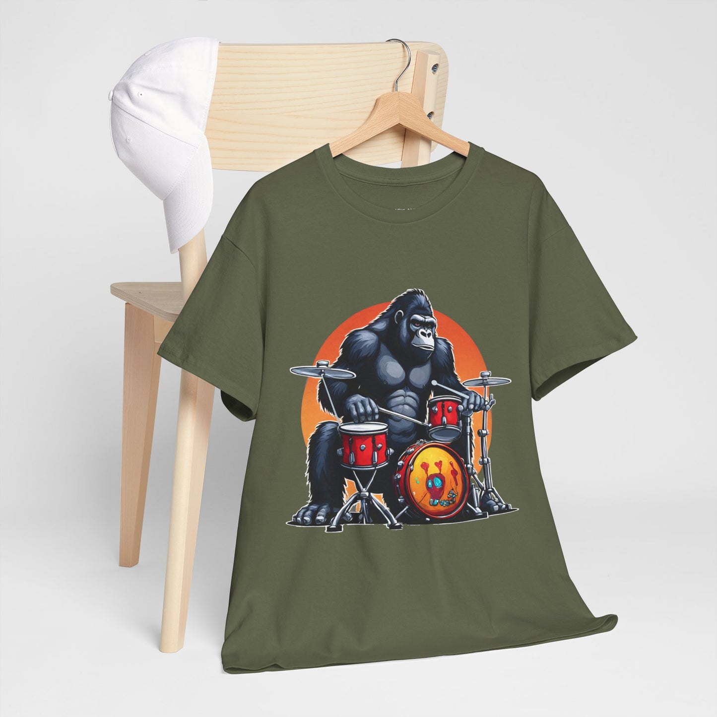 Groove Gorilla Drummer Flashlander Gym Shirt