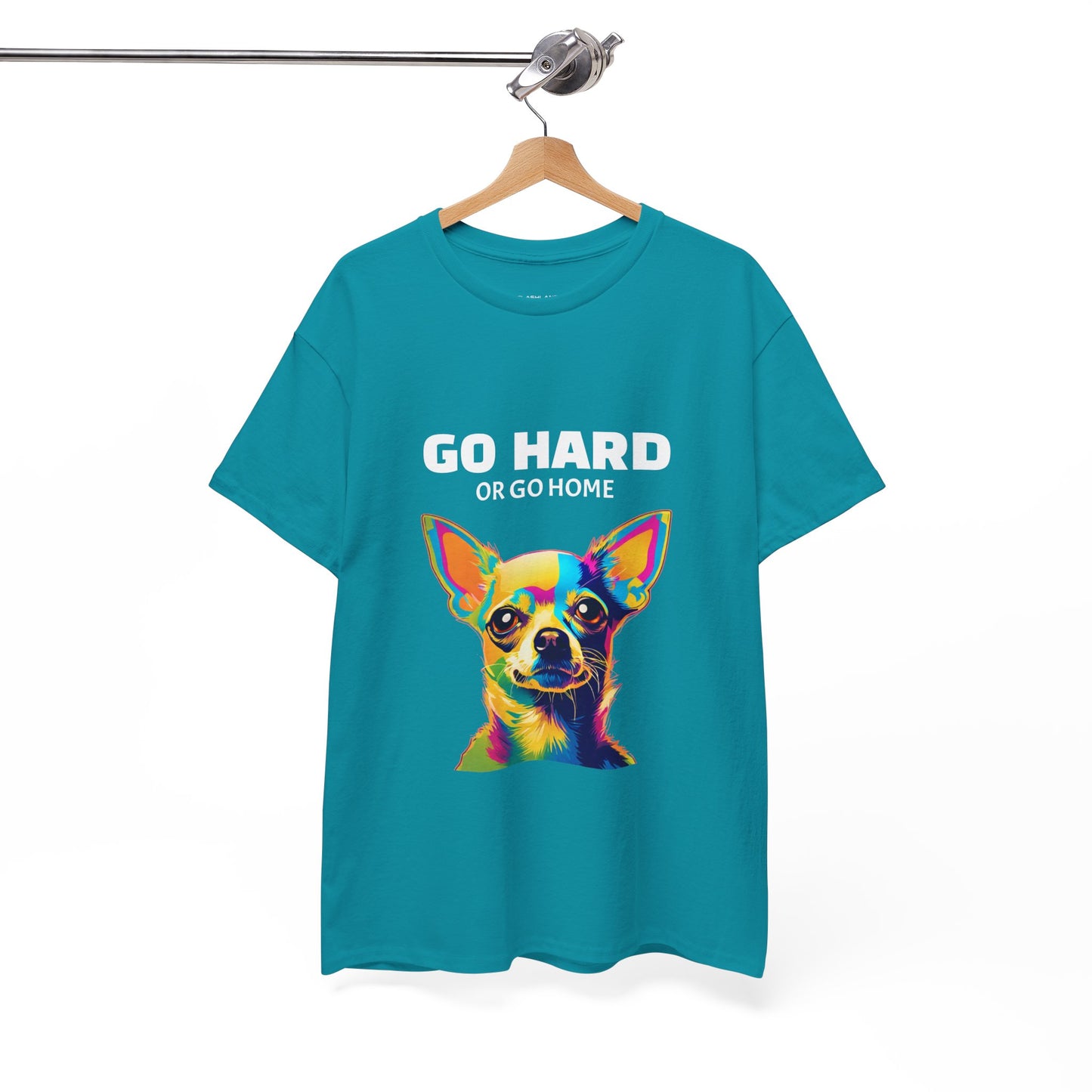 Chihuahua Dog Pop Art - Go Hard or Go Home Flashlander Gym Shirt