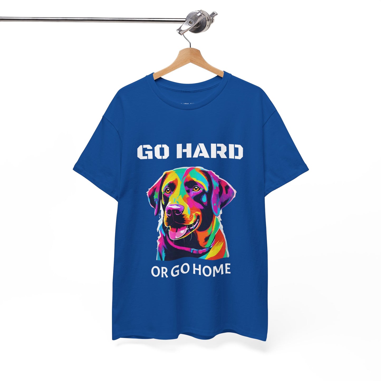 Labrador Retriever Dog Pop Art  - Go Hard Or Go Home Flashlander Gym Shirt