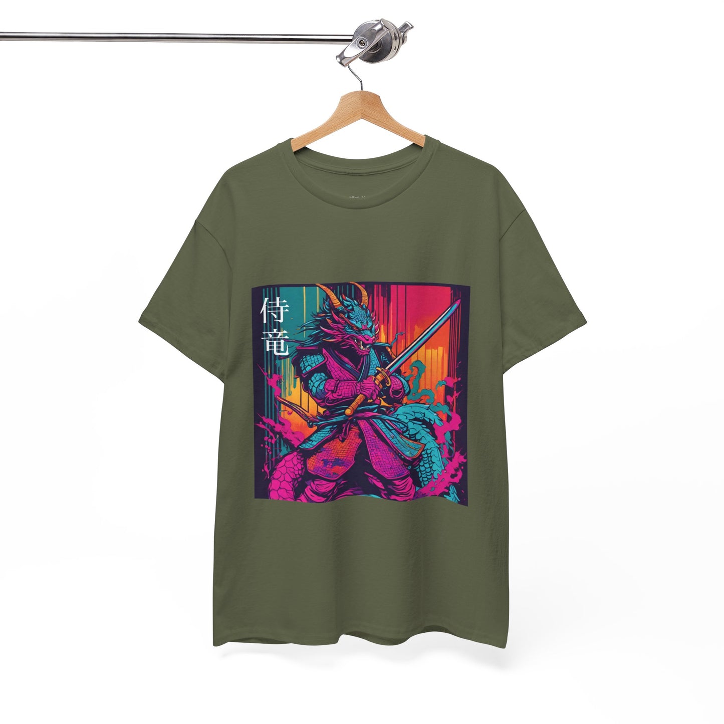 Dragon Samurai Pop Art - Flashlander Gym Shirt