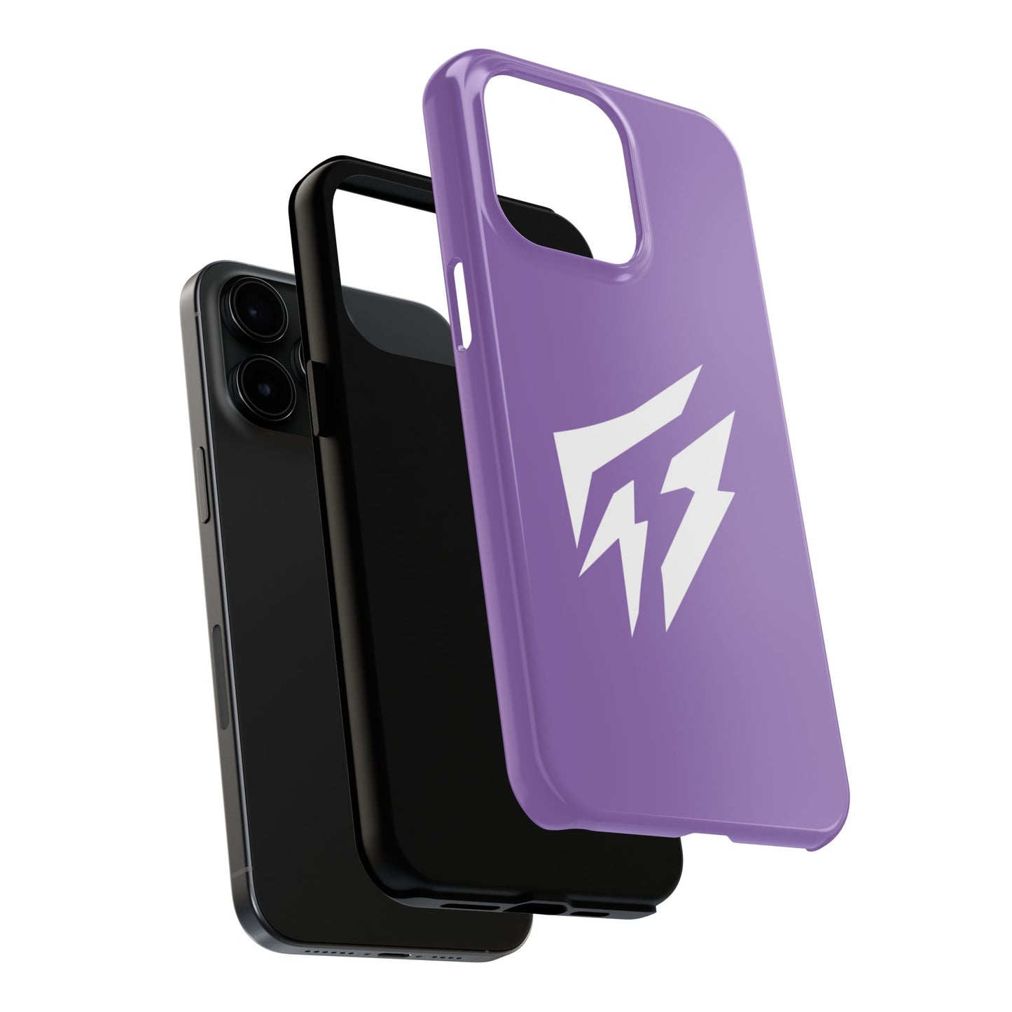 Flashlander Thunders Tough Phone Cases for all Iphone and Samsung Galaxy Light Purple