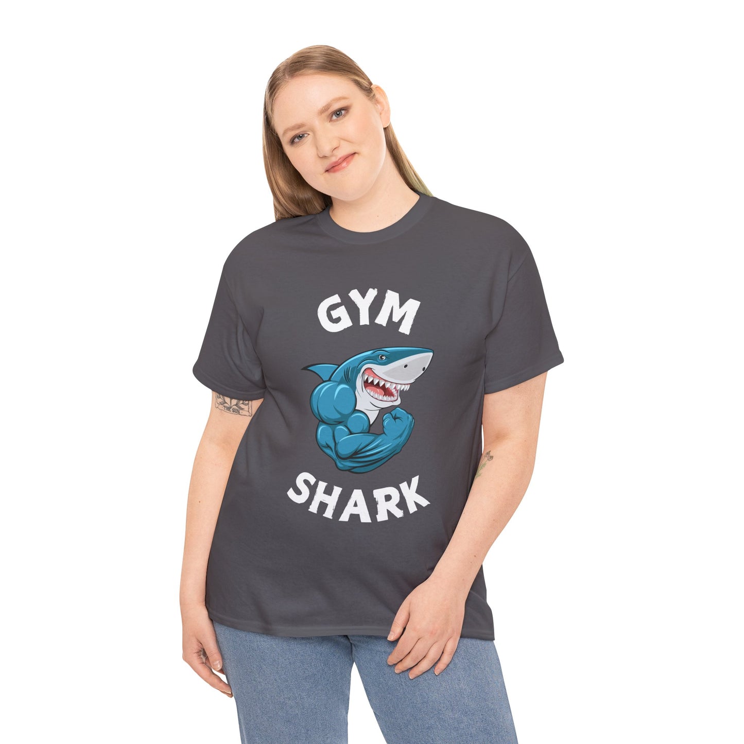 Muscle Gym Shark Bodybuilder Shirt - Flashlander