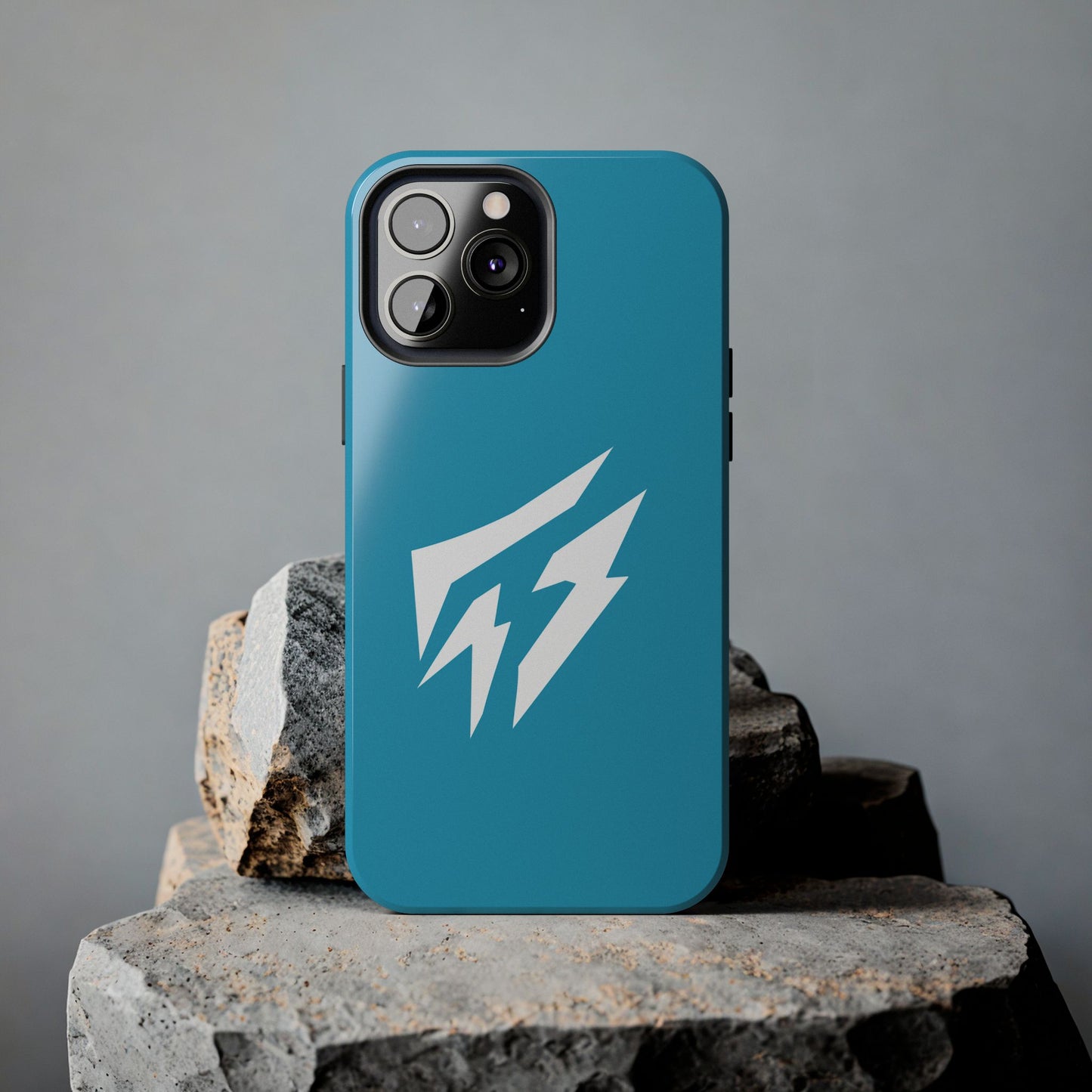 Flashlander Thunders Tough Phone Cases for all Iphone and Samsung Galaxy Blue Aqua Turquoise