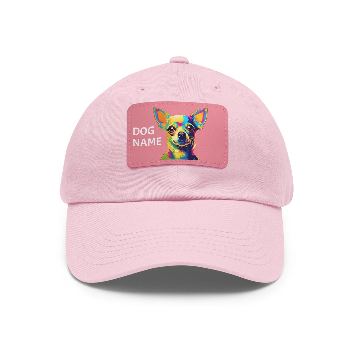 Chihuahua Dog Hat Sportswear Cap Chihuahua Cap Chihuahua Hat Chihuahua Dog Cap Pop Art Hat Dad Hat with Patch (Rectangle) Baseball Cap Custom Hat Flashlander