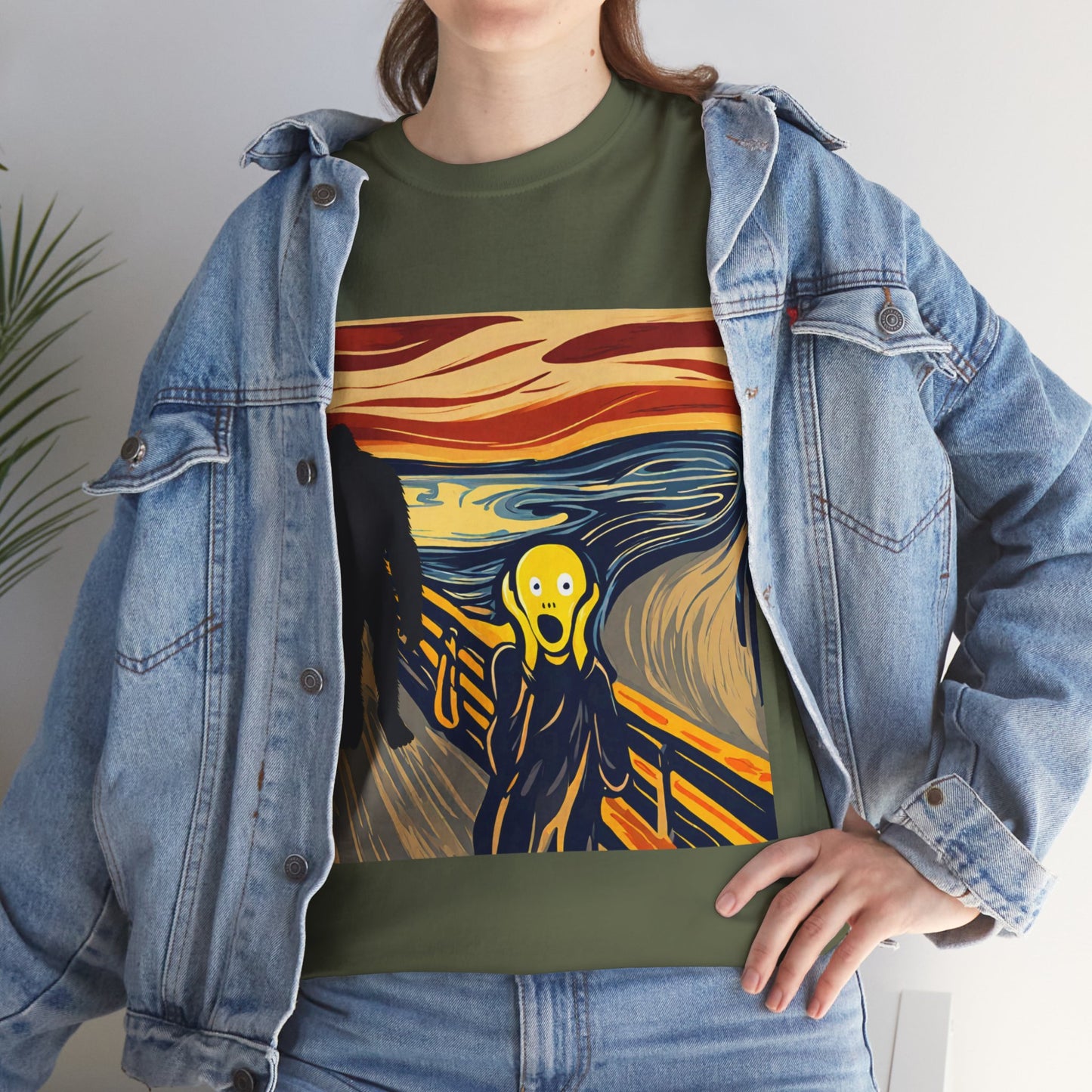 The Scream Meets Bigfoot A Startling Encounter - Flashlander Gym Shirt